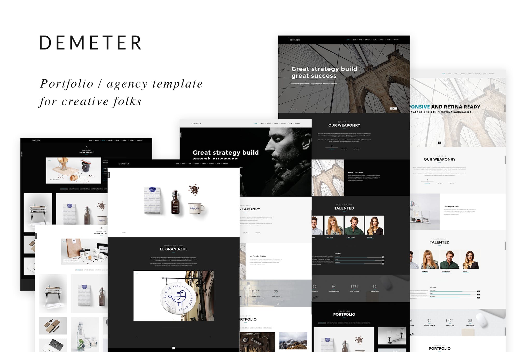 Demeter – Creative HTML5 Template