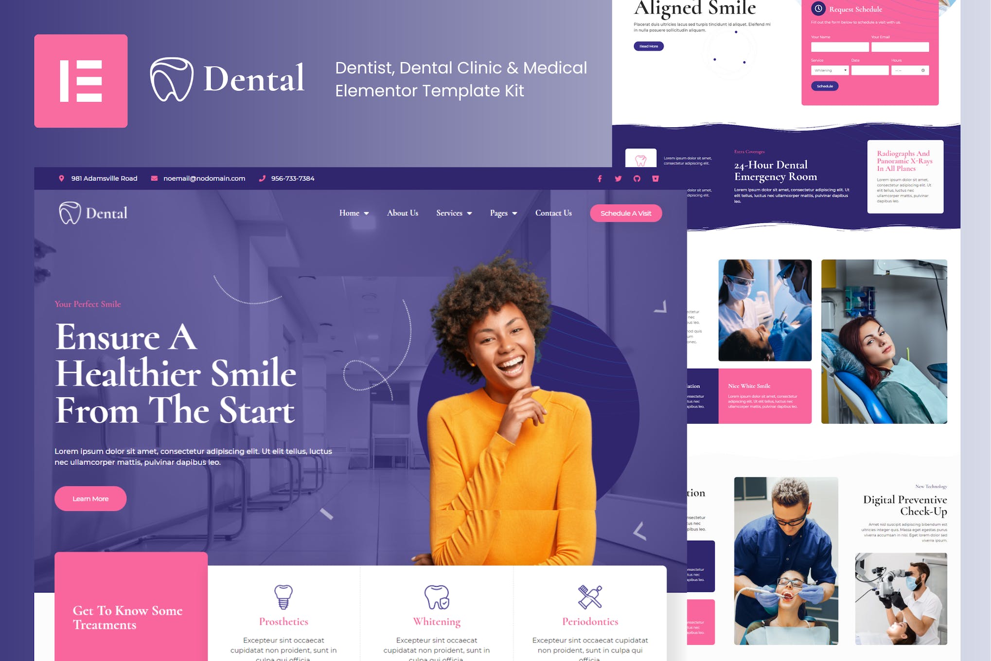 Dental – Dentist Clinic & Medical Elementor Template Kit