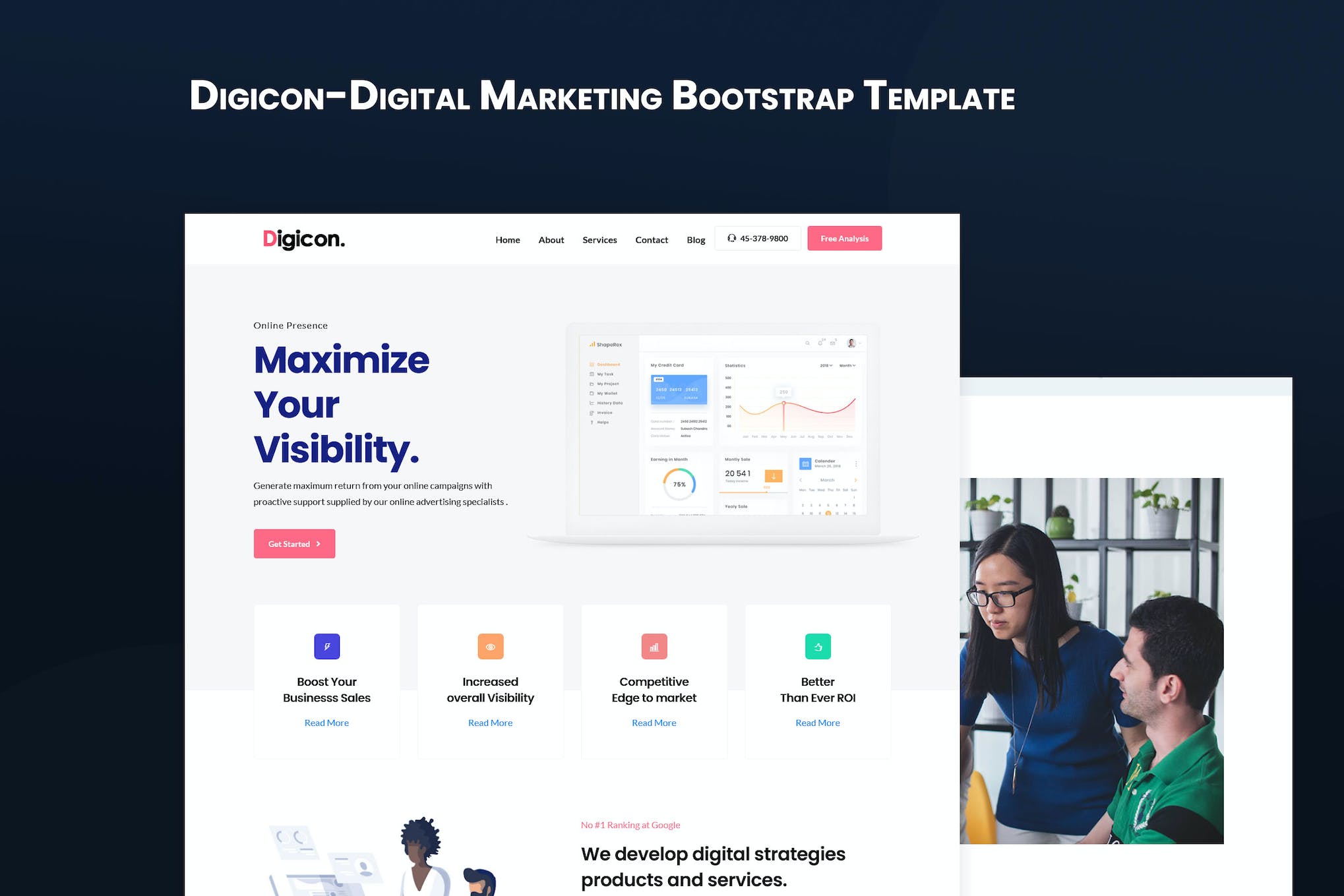 Digicon-Digital Marketing Bootstrap Template