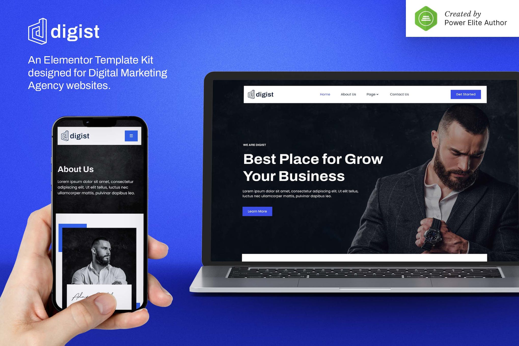 Digist – Digital Marketing Agency Elementor Template Kit