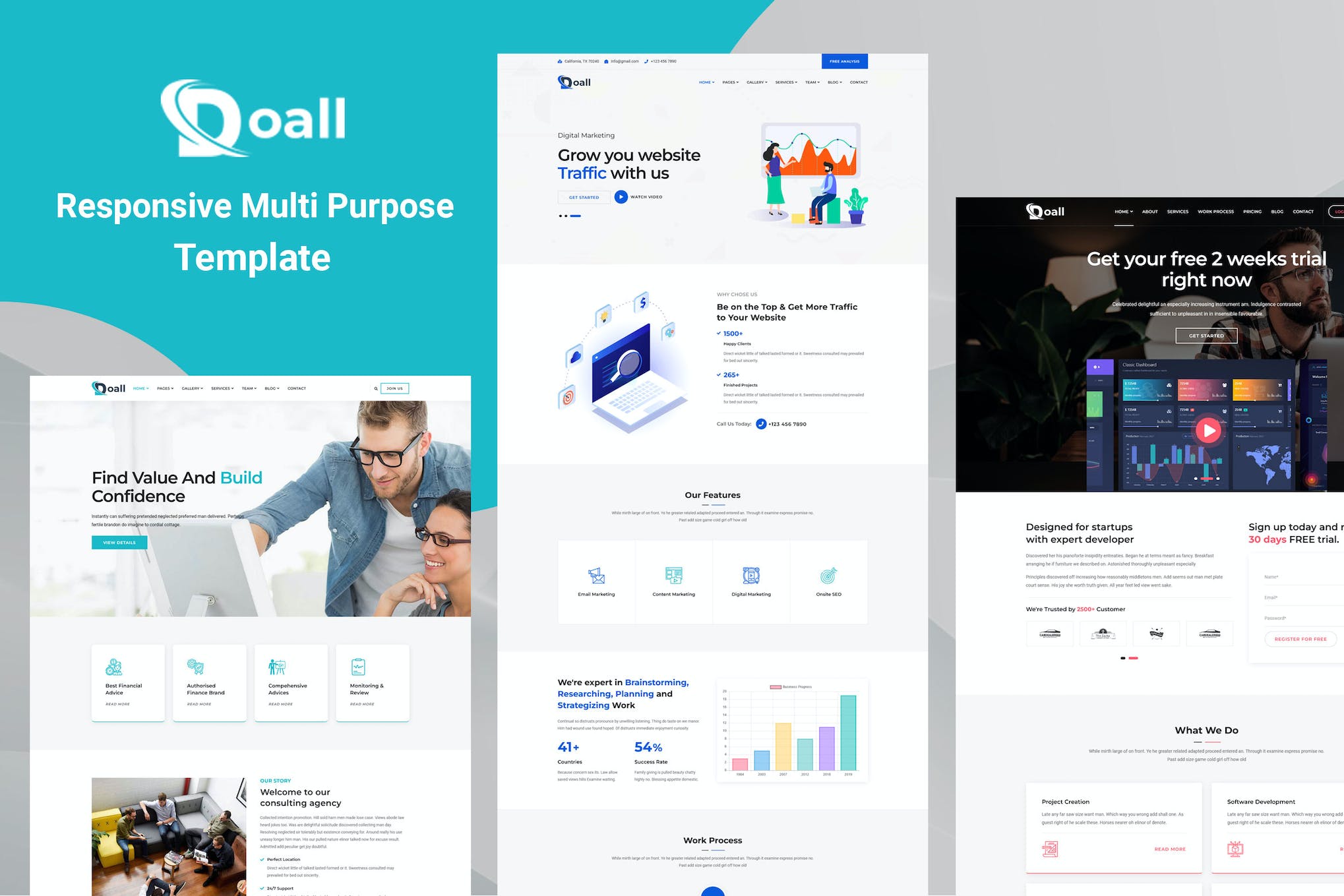 Doall – Responsive Multi Purpose Template