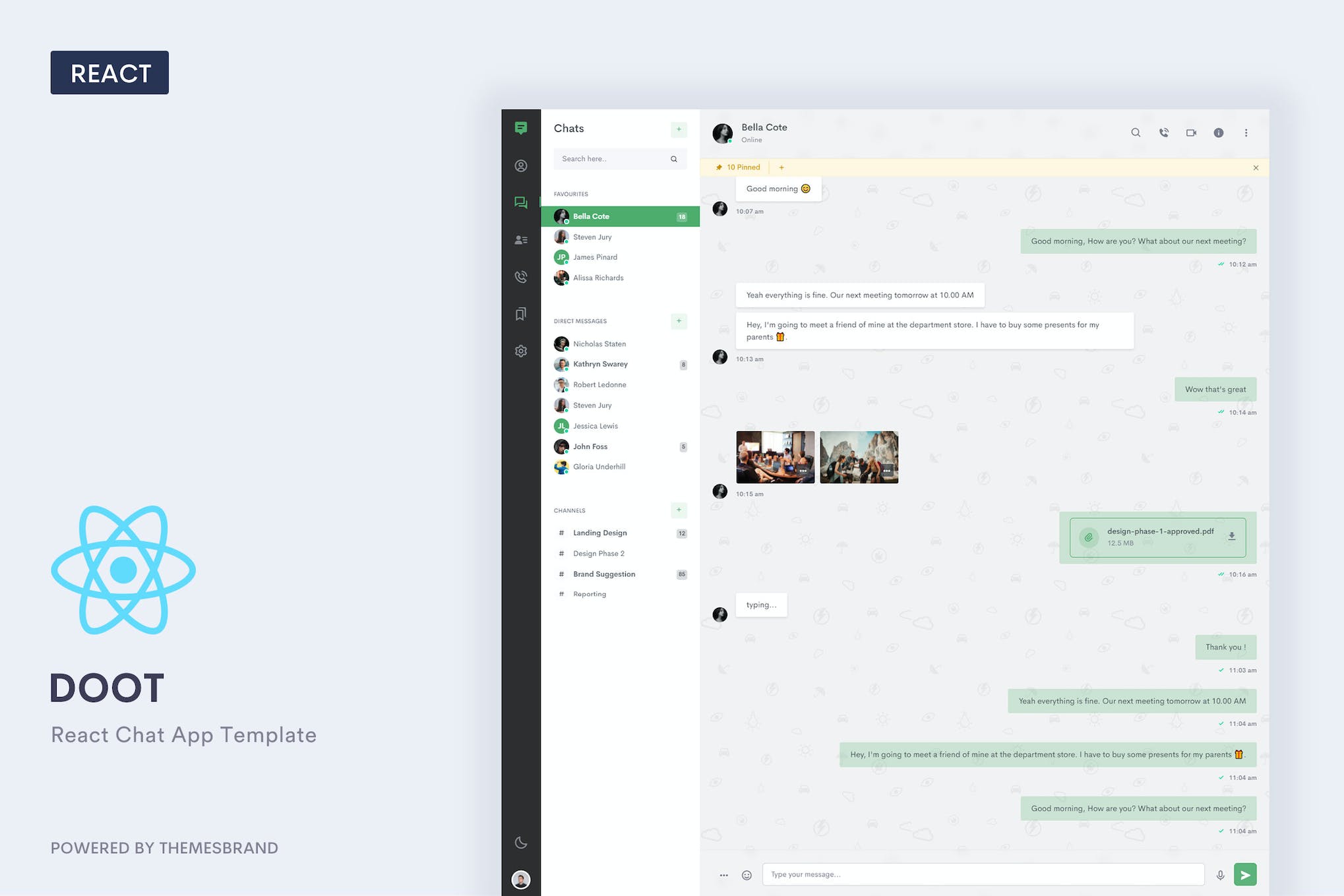 Doot – React Chat App Template