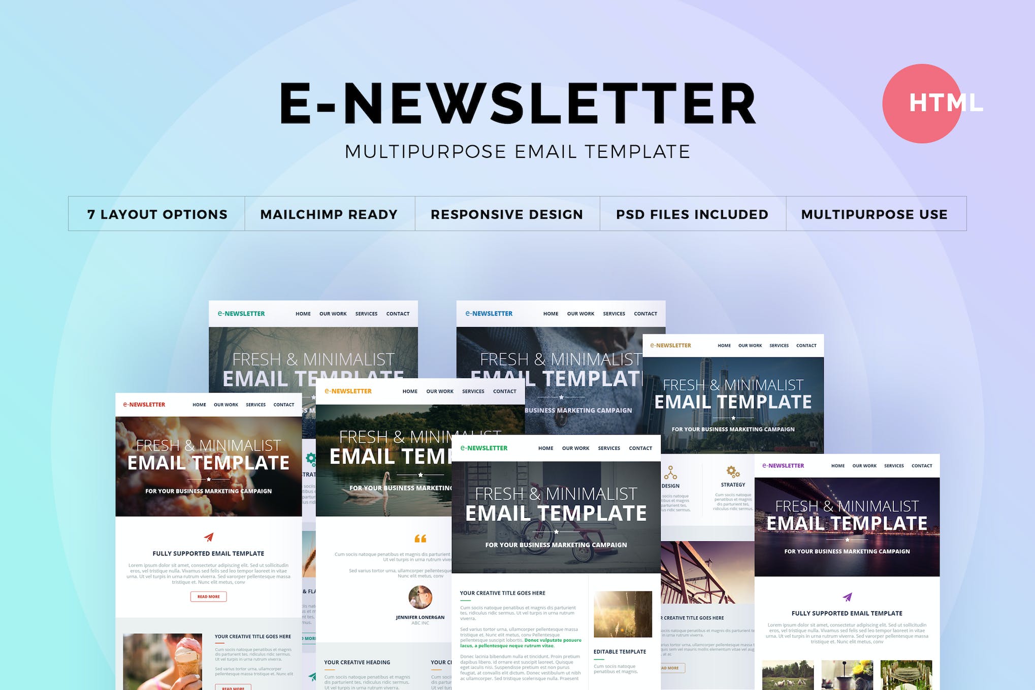 E-Newsletter – Multipurpose Email Template