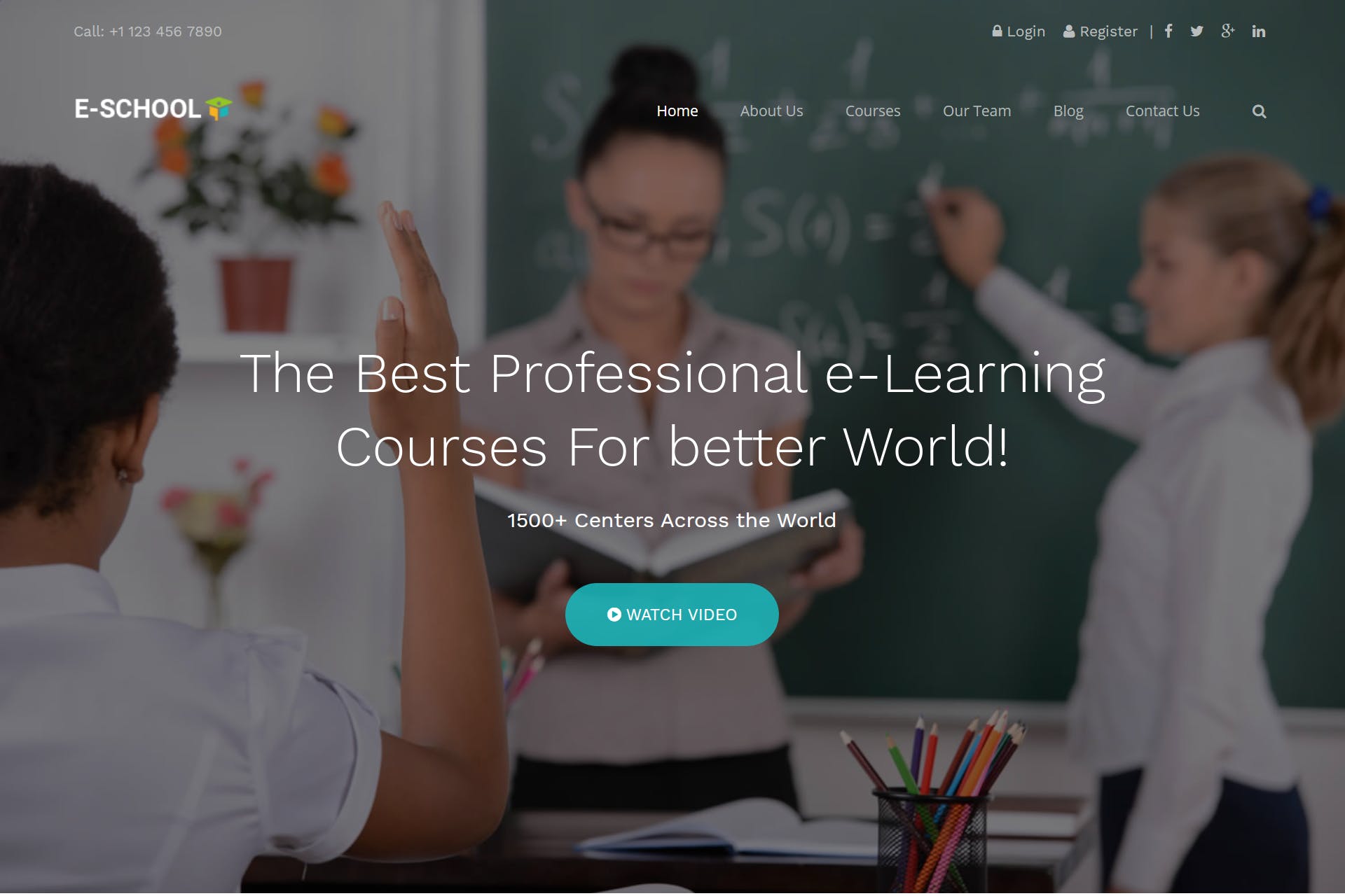 E-School – Learning and Courses HTML5 Template