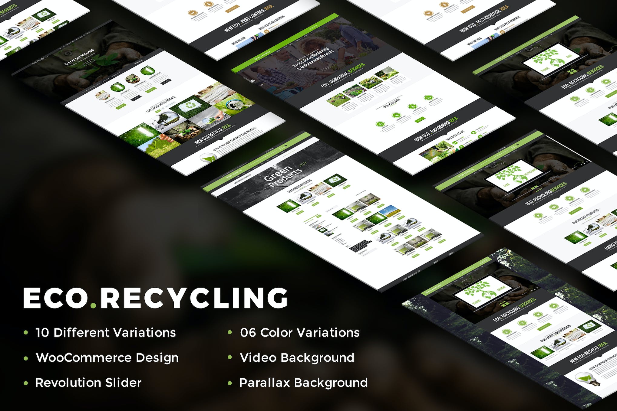 Eco Recycling – A Multipurpose HTML Template