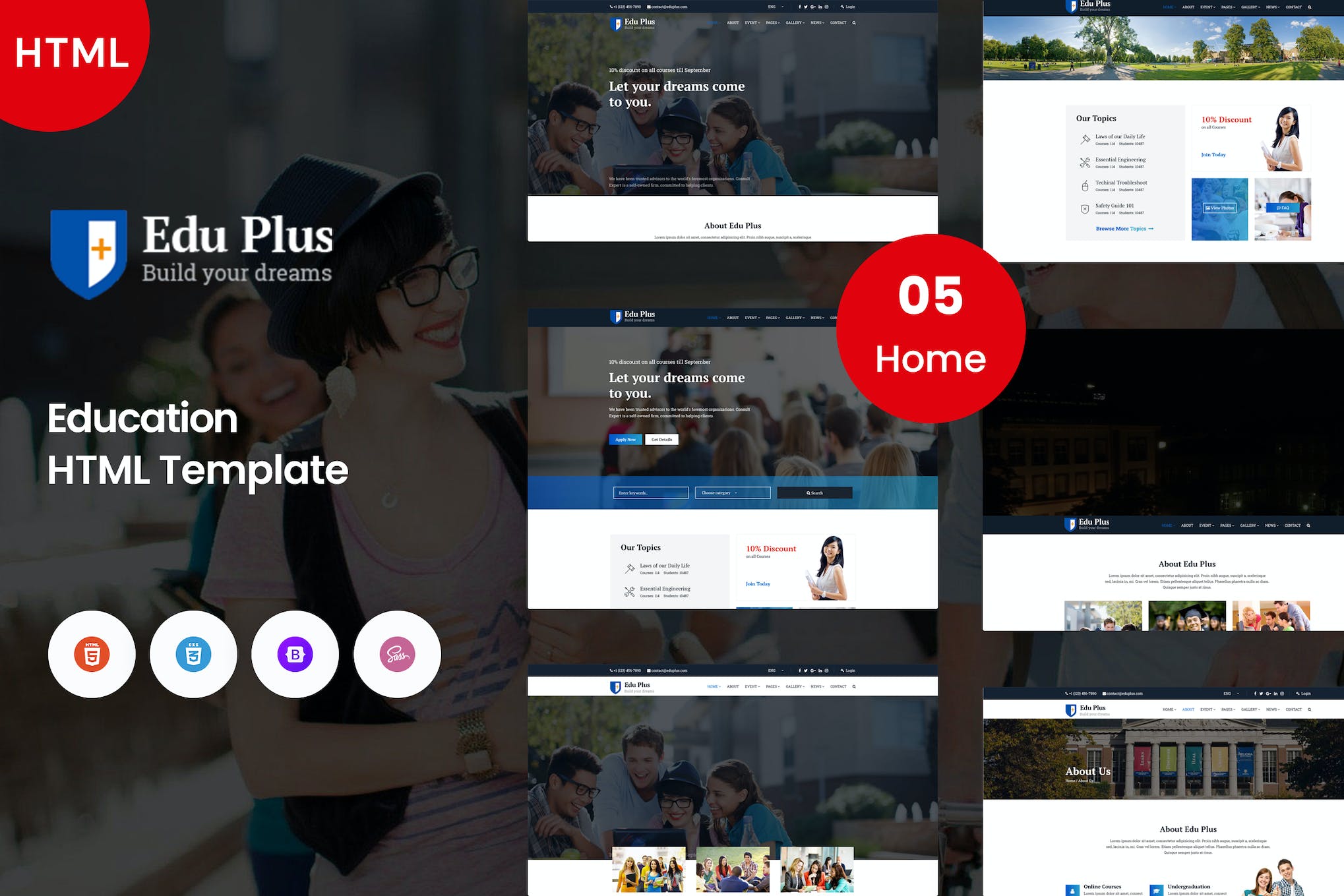 Edu Plus – Education Template