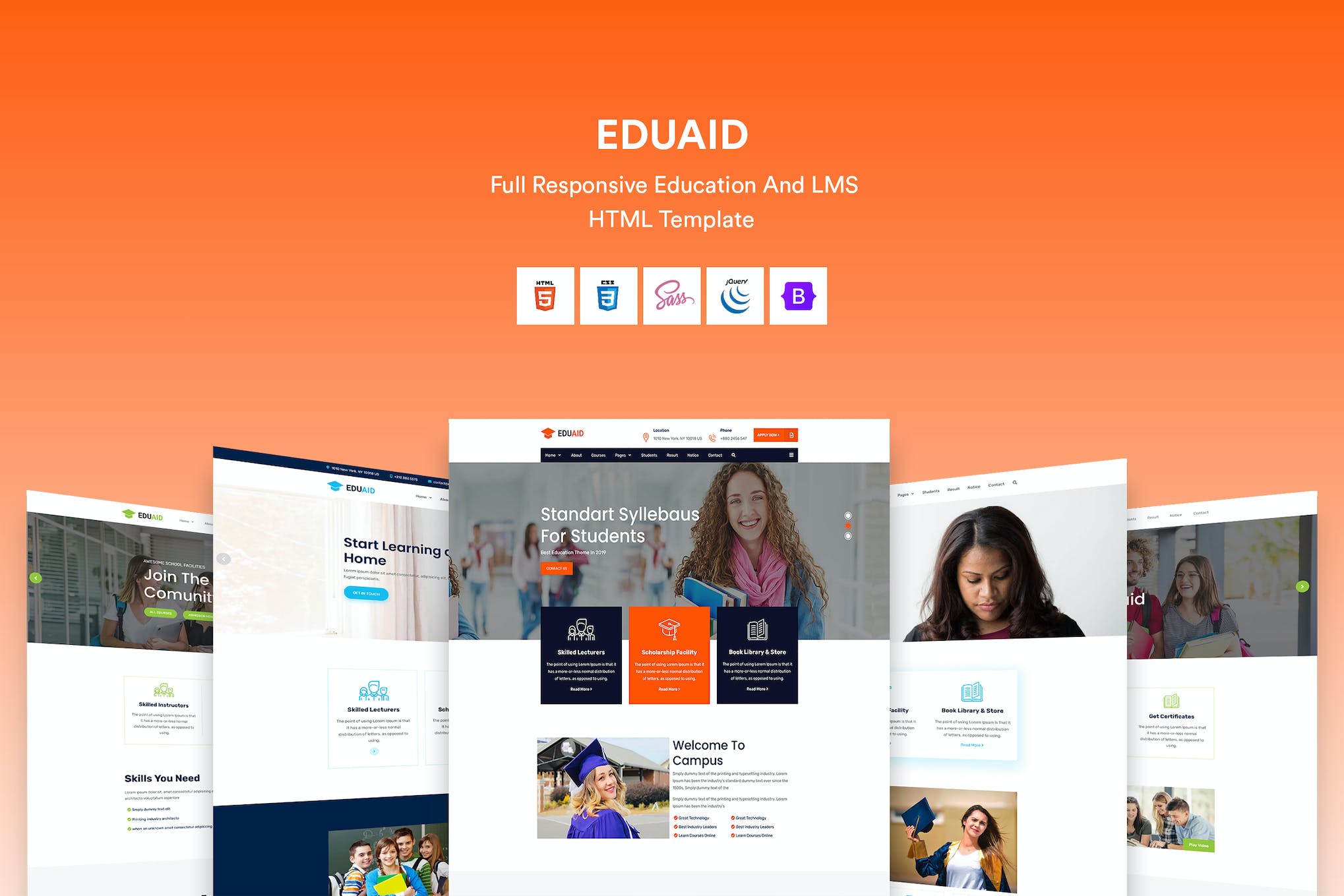 Eduaid – Education HTML5 Template