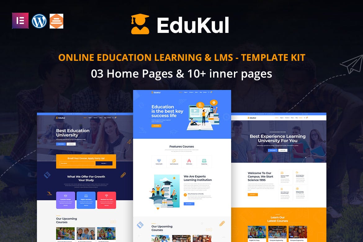 Edukul – Online Learning & Education Template Kit