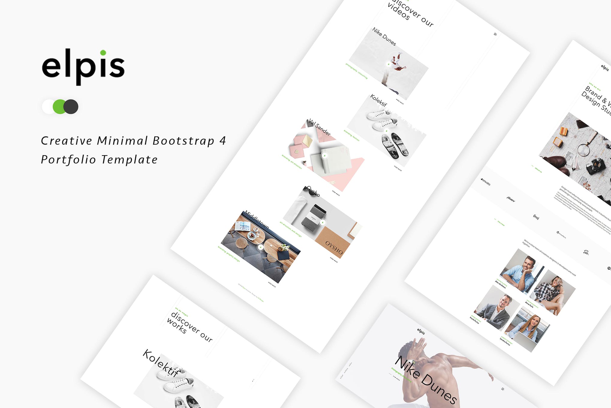 Elpis – Creative Minimal Portfolio Template