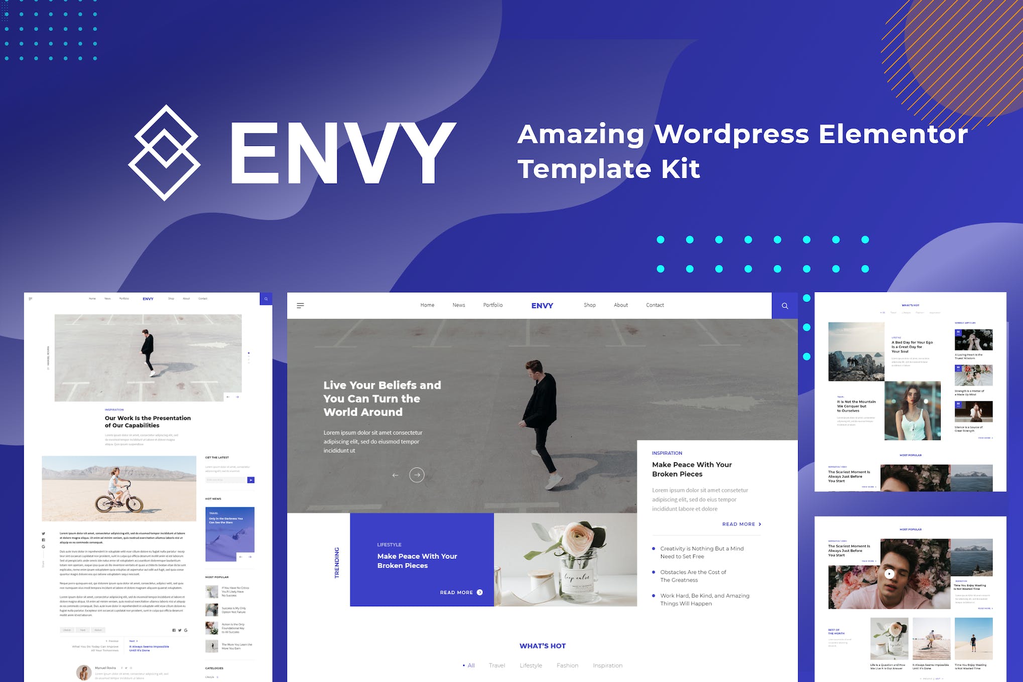 Envy – News Magazine Elementor Template Kit