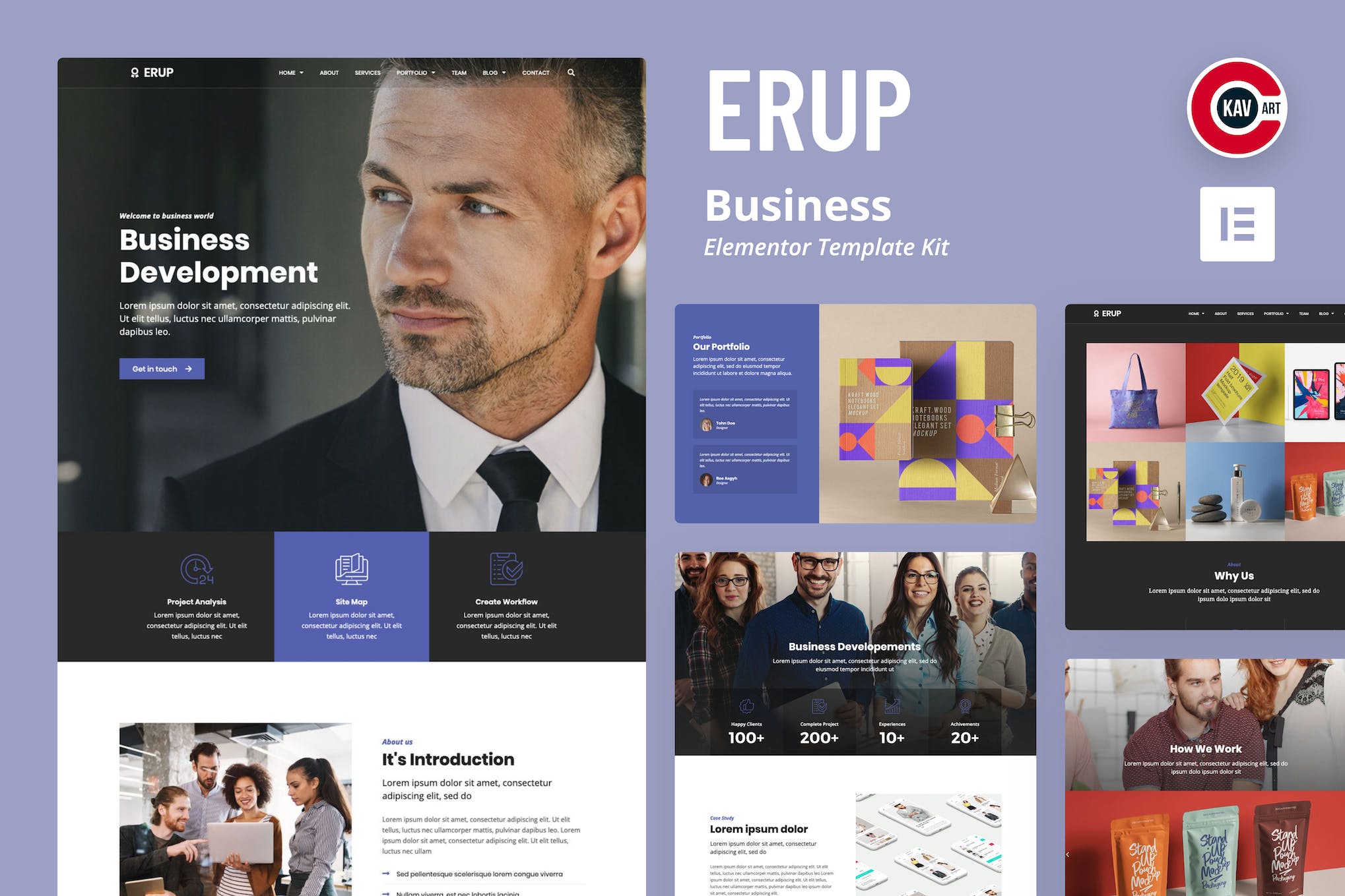 Erup – Business Elementor Template Kit