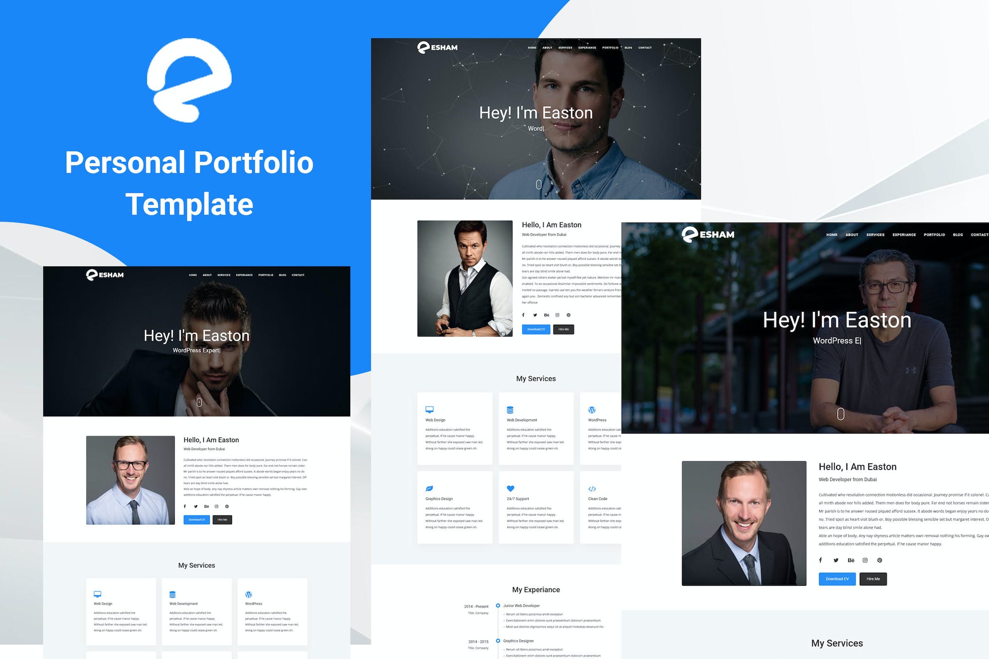 Esham – Personal Portfolio Template