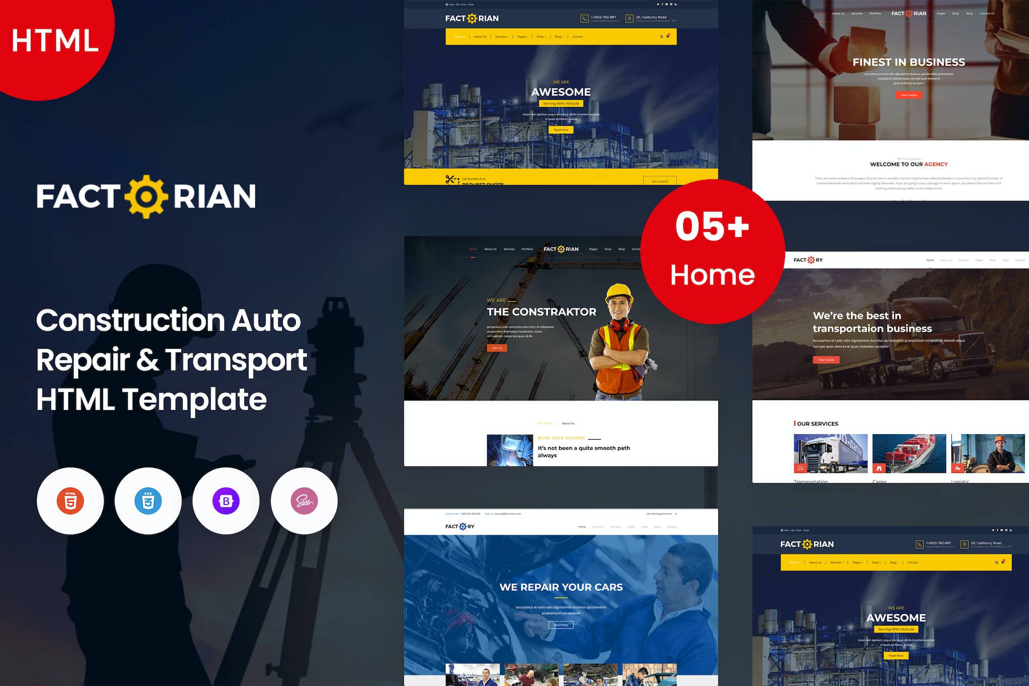 Factorian – Construction Auto Repair & Transport