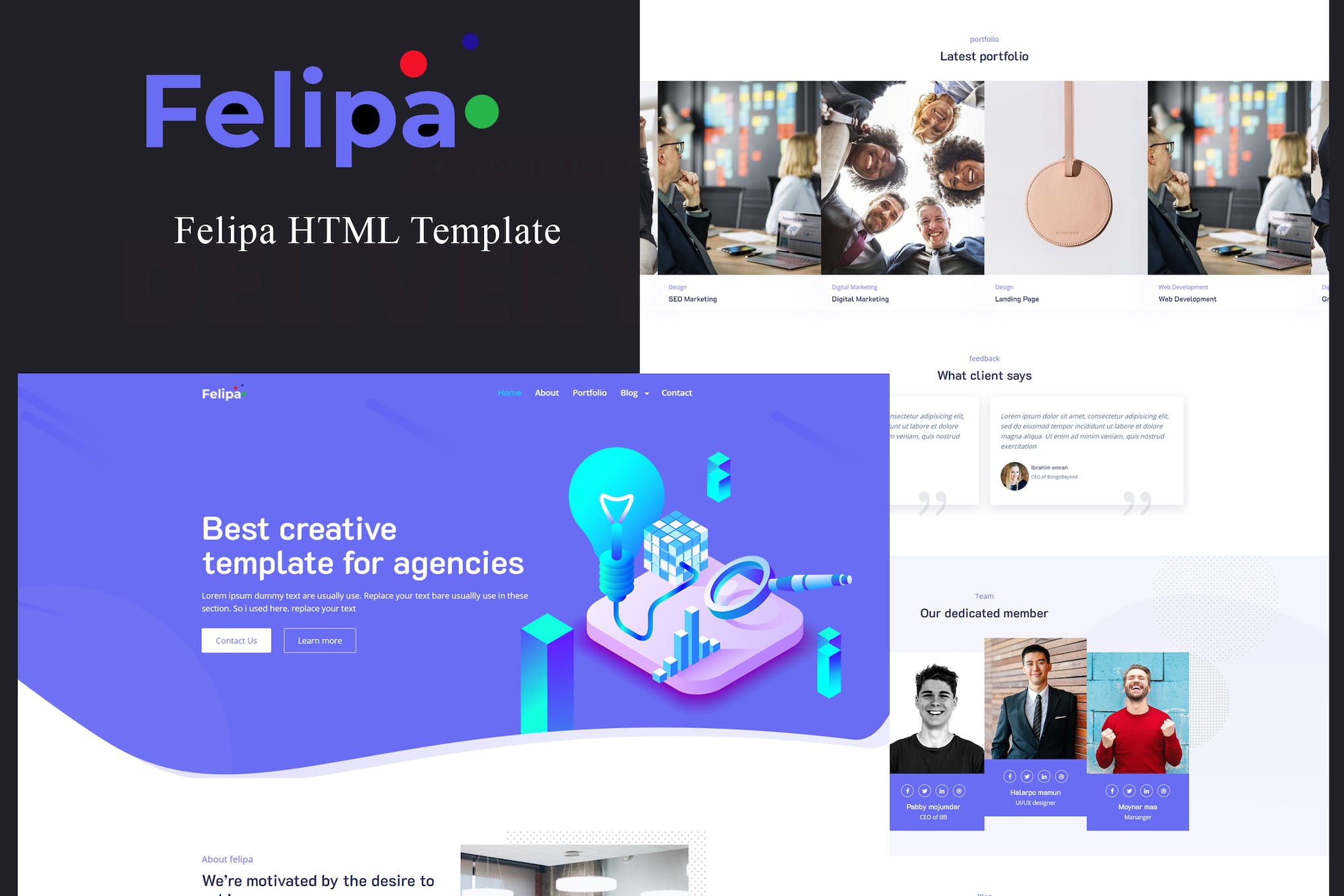 Felipa – Agency Template