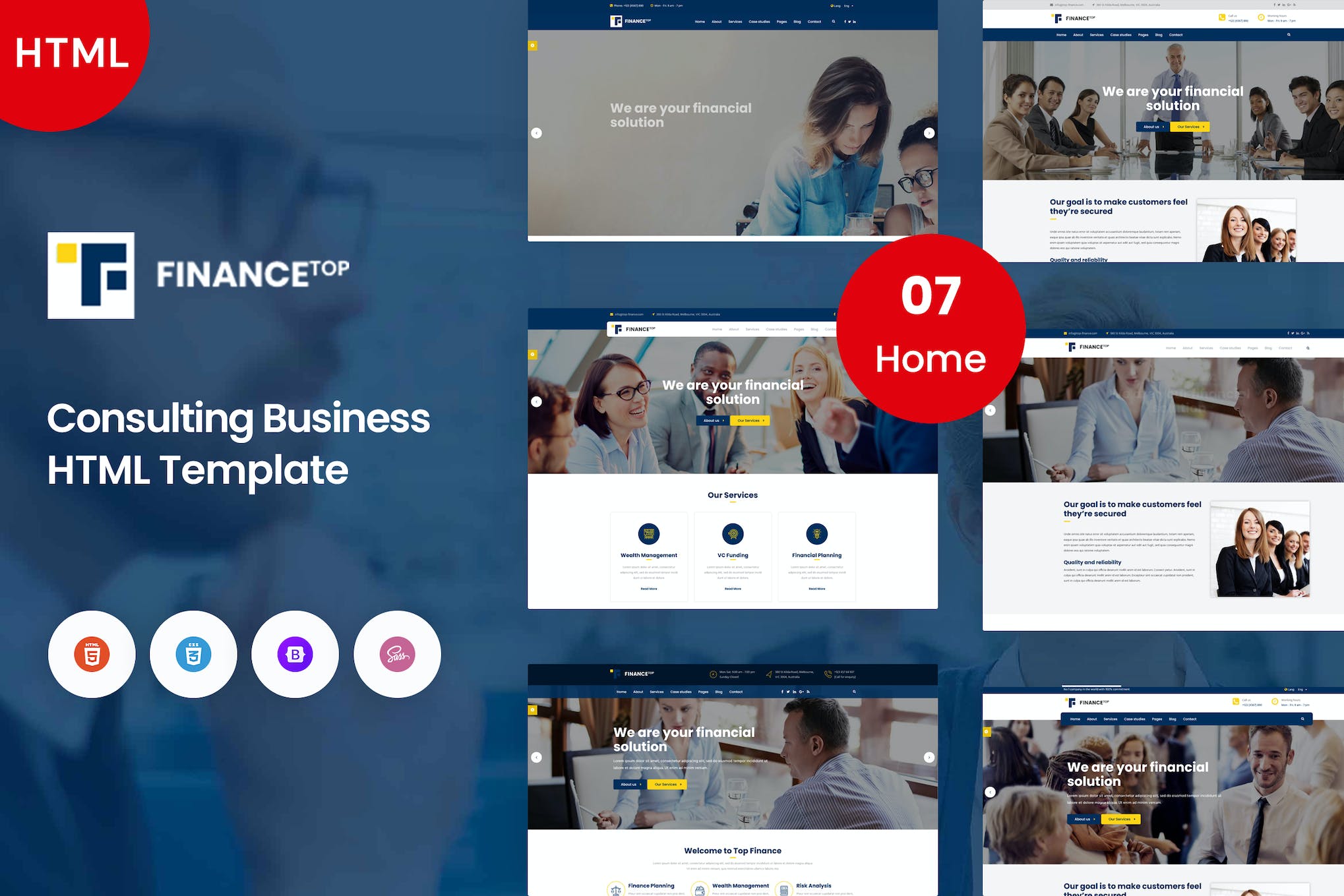 Finance Top – Consulting & Business Template