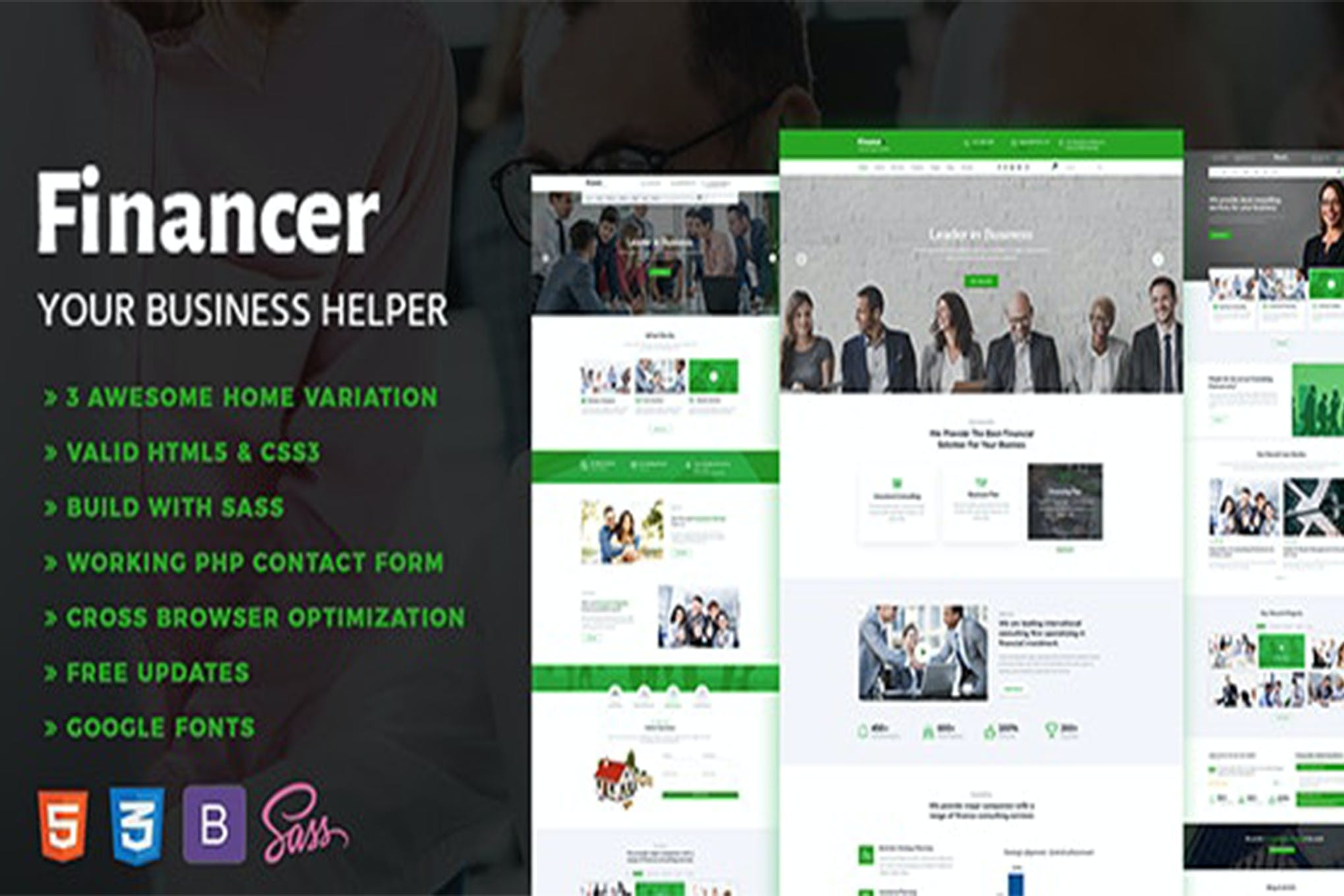 Financer – Consulting & Business Template