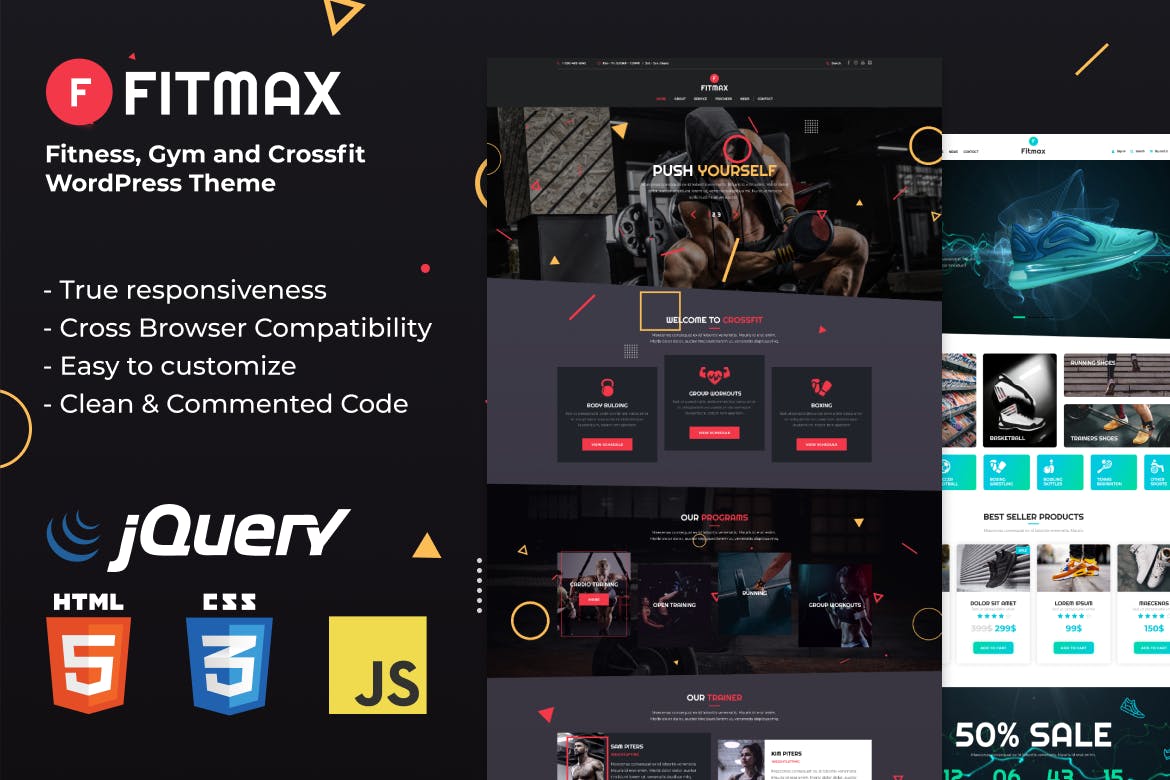 Fitmax | Fitness and Crossfit HTML Template