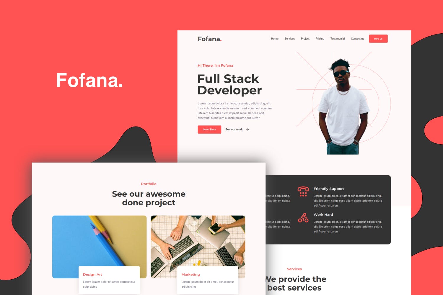 Fofana – Personal Portfolio Template