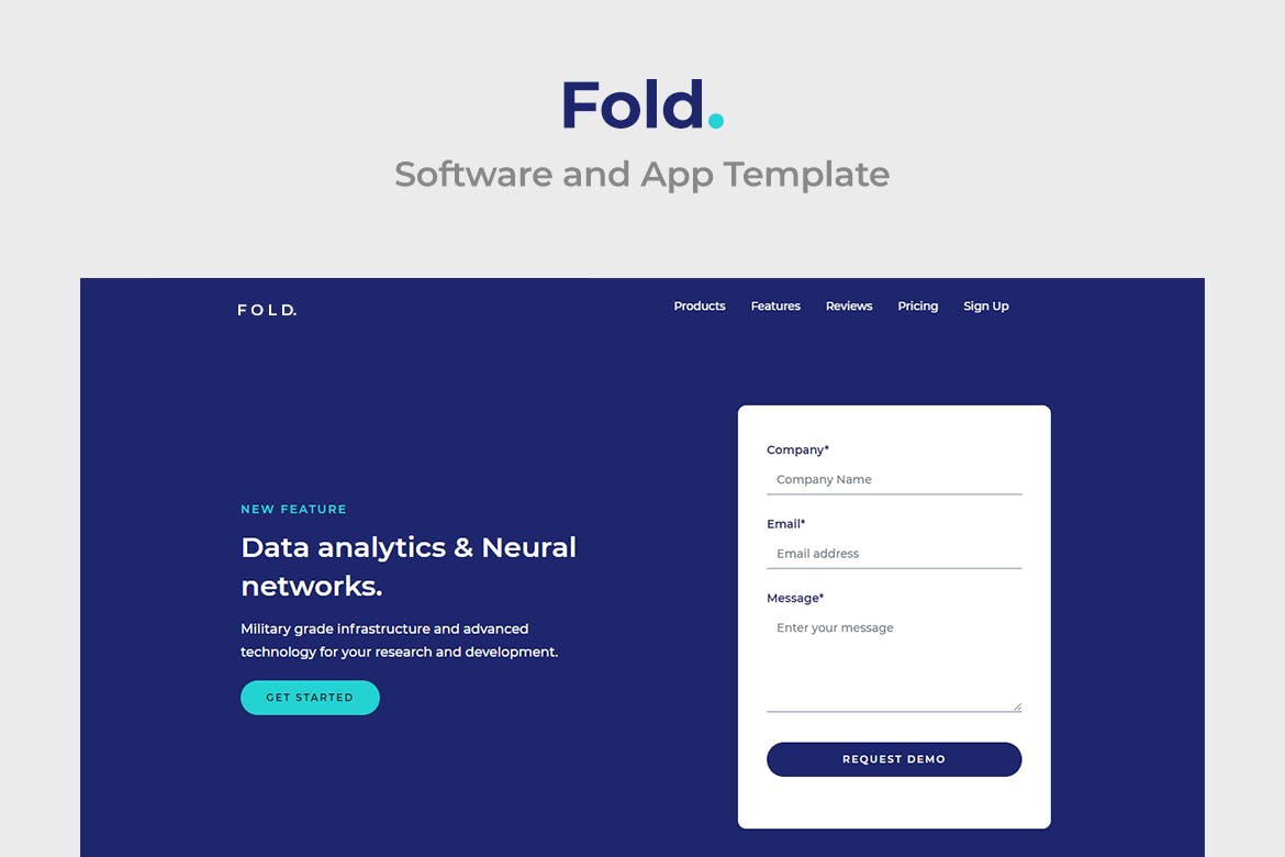 Fold – Multipurpose Software and App Template