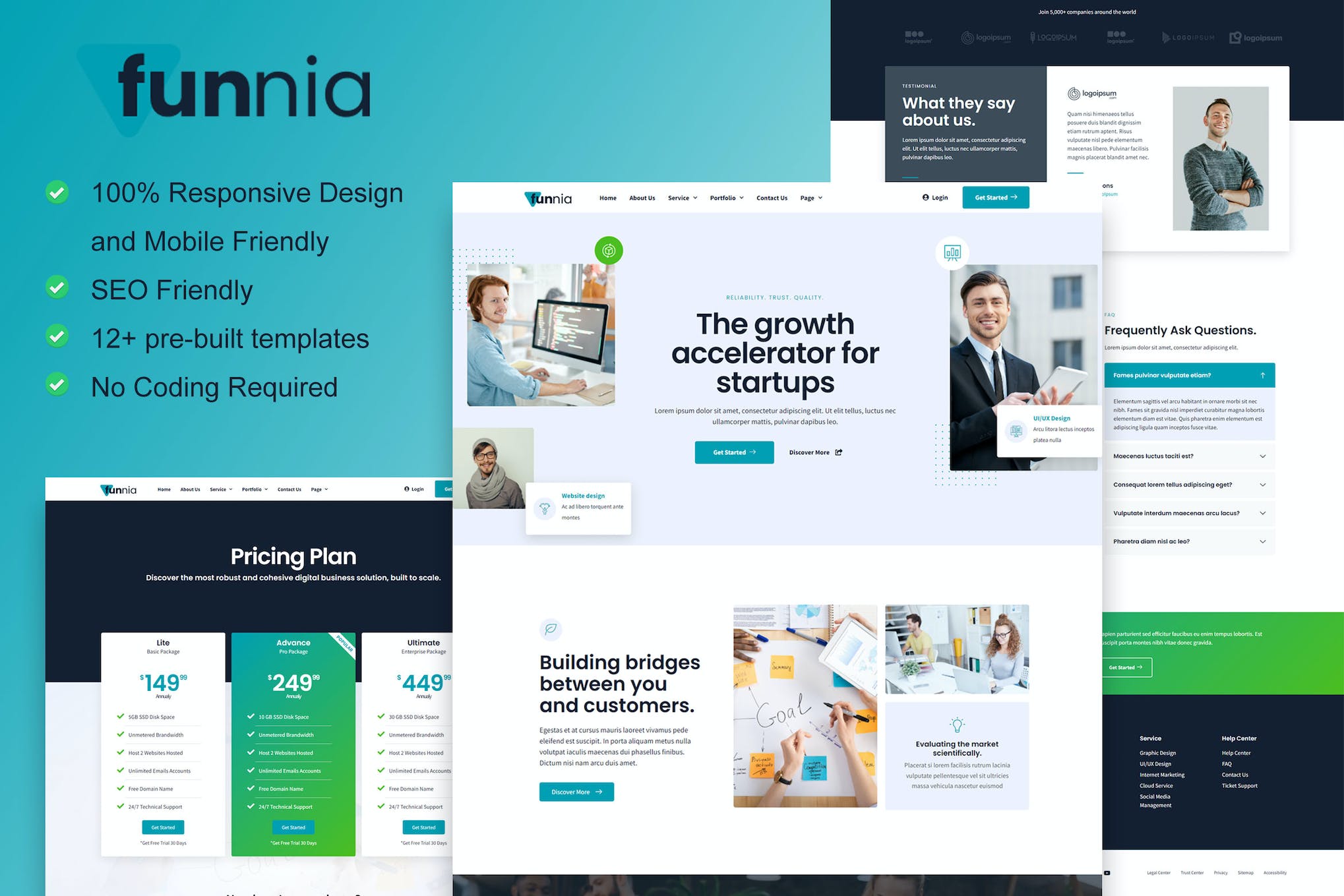 Funnia – Digital Agency Elementor Template Kit