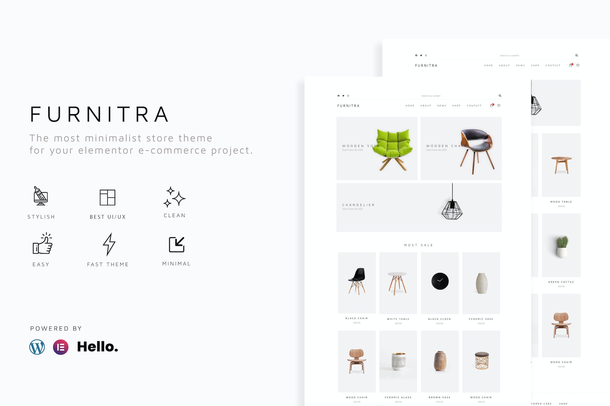 Furnitra – Modern eCommerce Elementor Template Kit