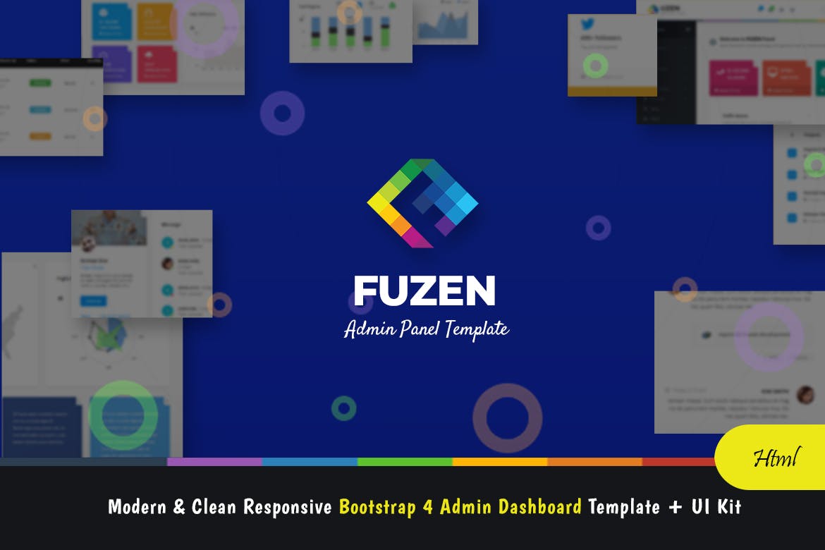 Fuzen – Bootstrap 4 Admin Template + UI Kit