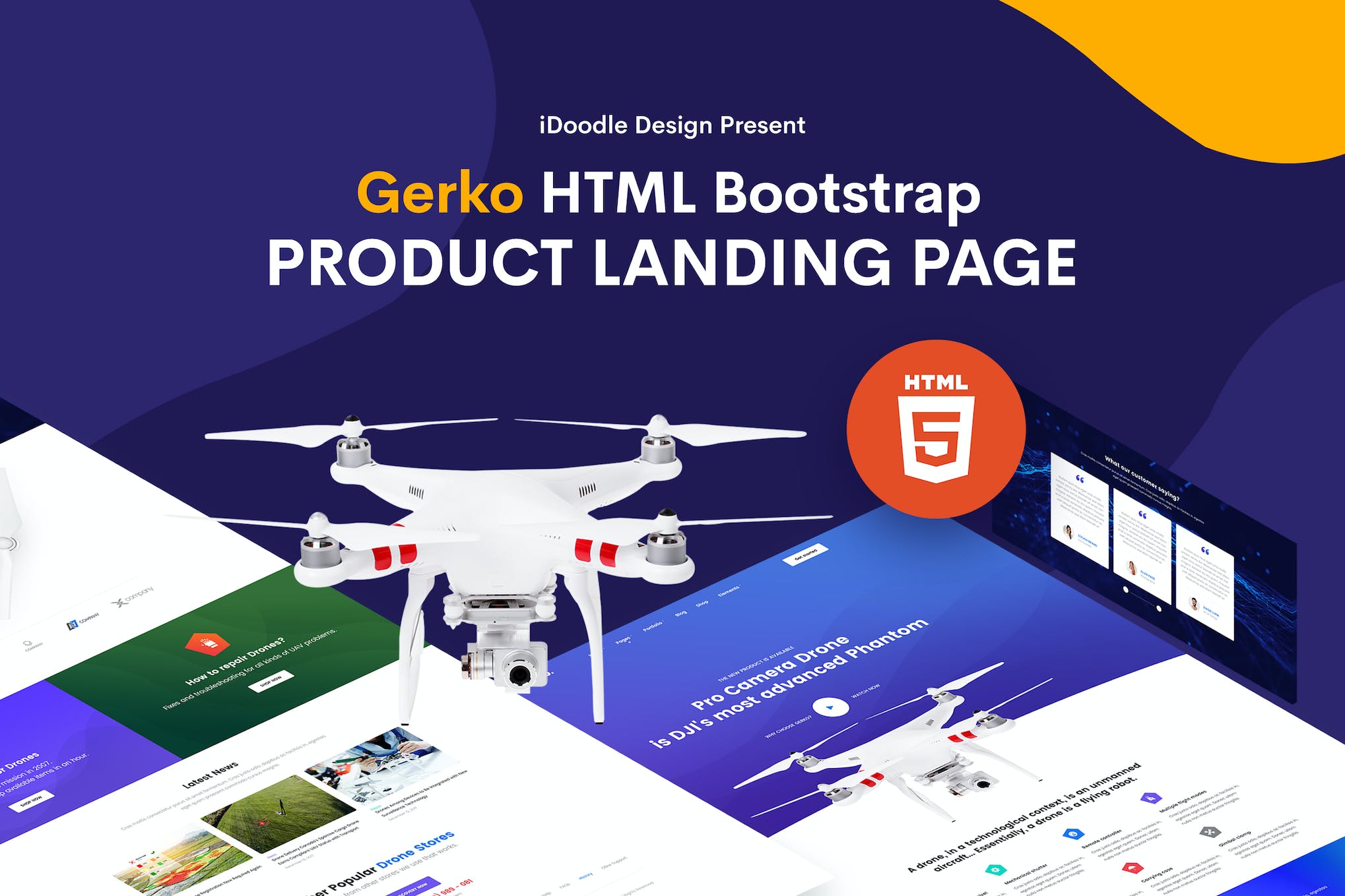 Gerko – Product Landing Page Template