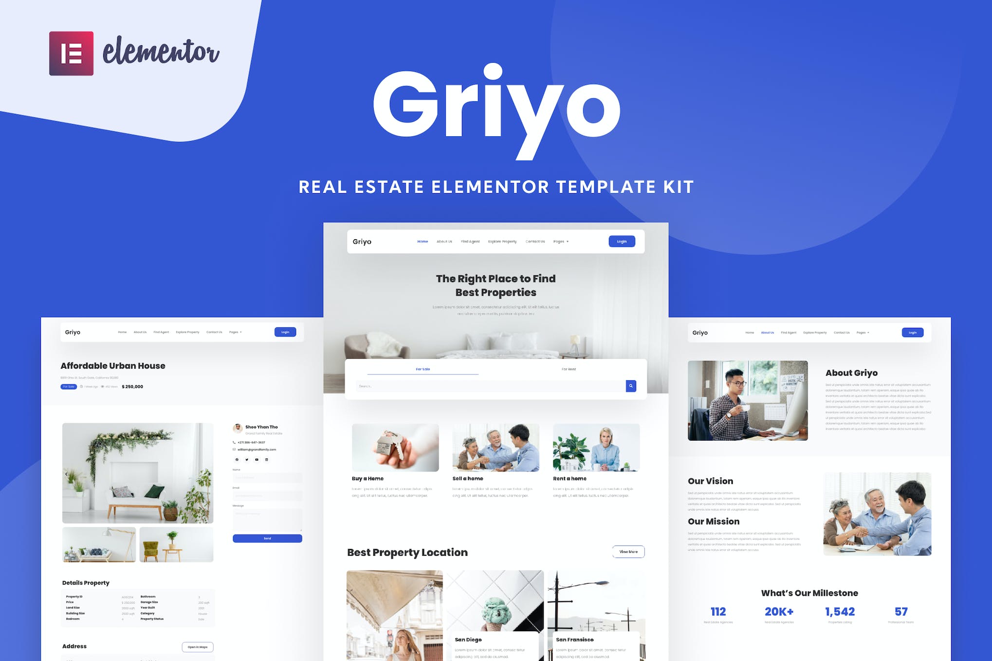 Griyo – Real Estate Elementor Template Kit