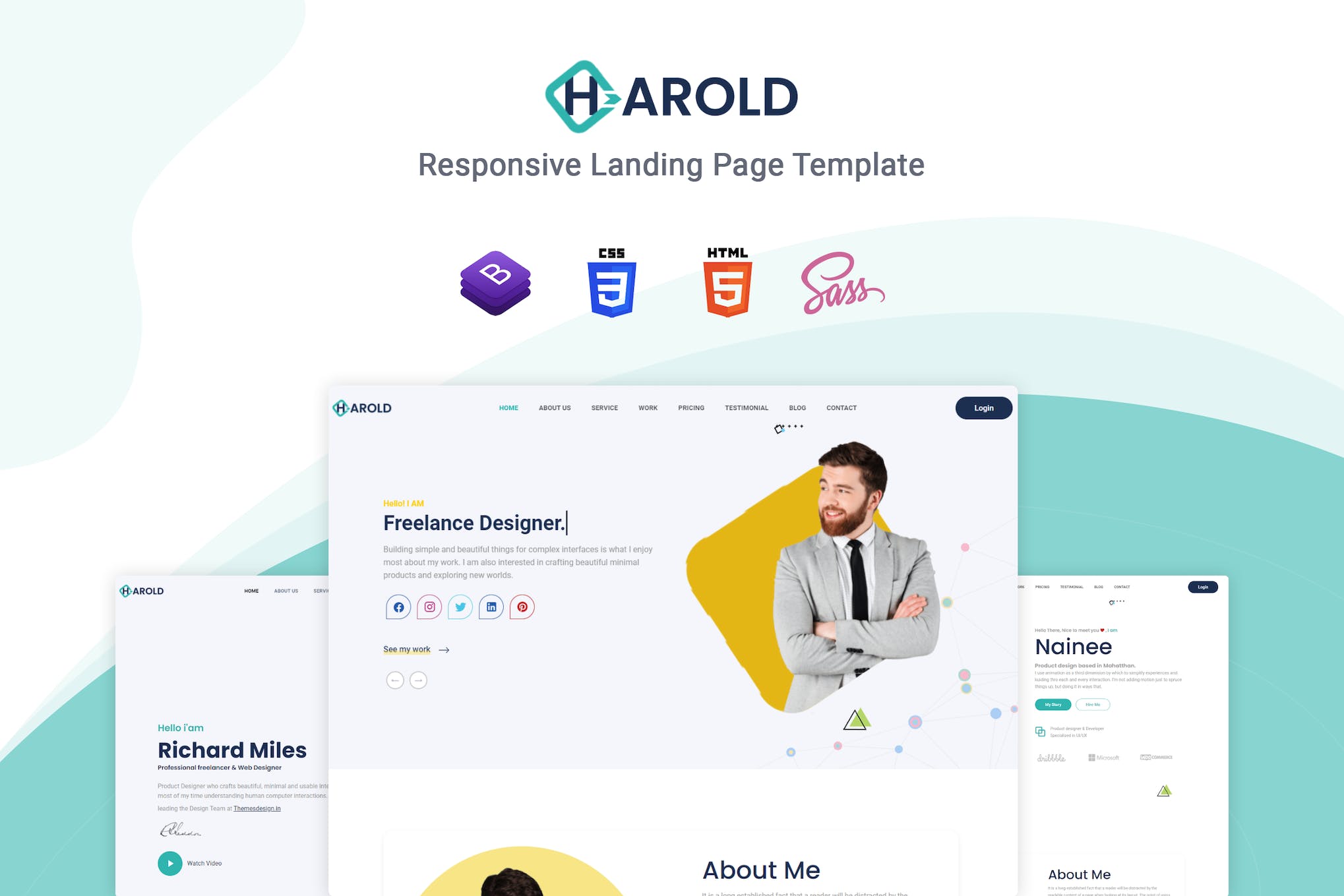 Harold – Personal Portfolio Template