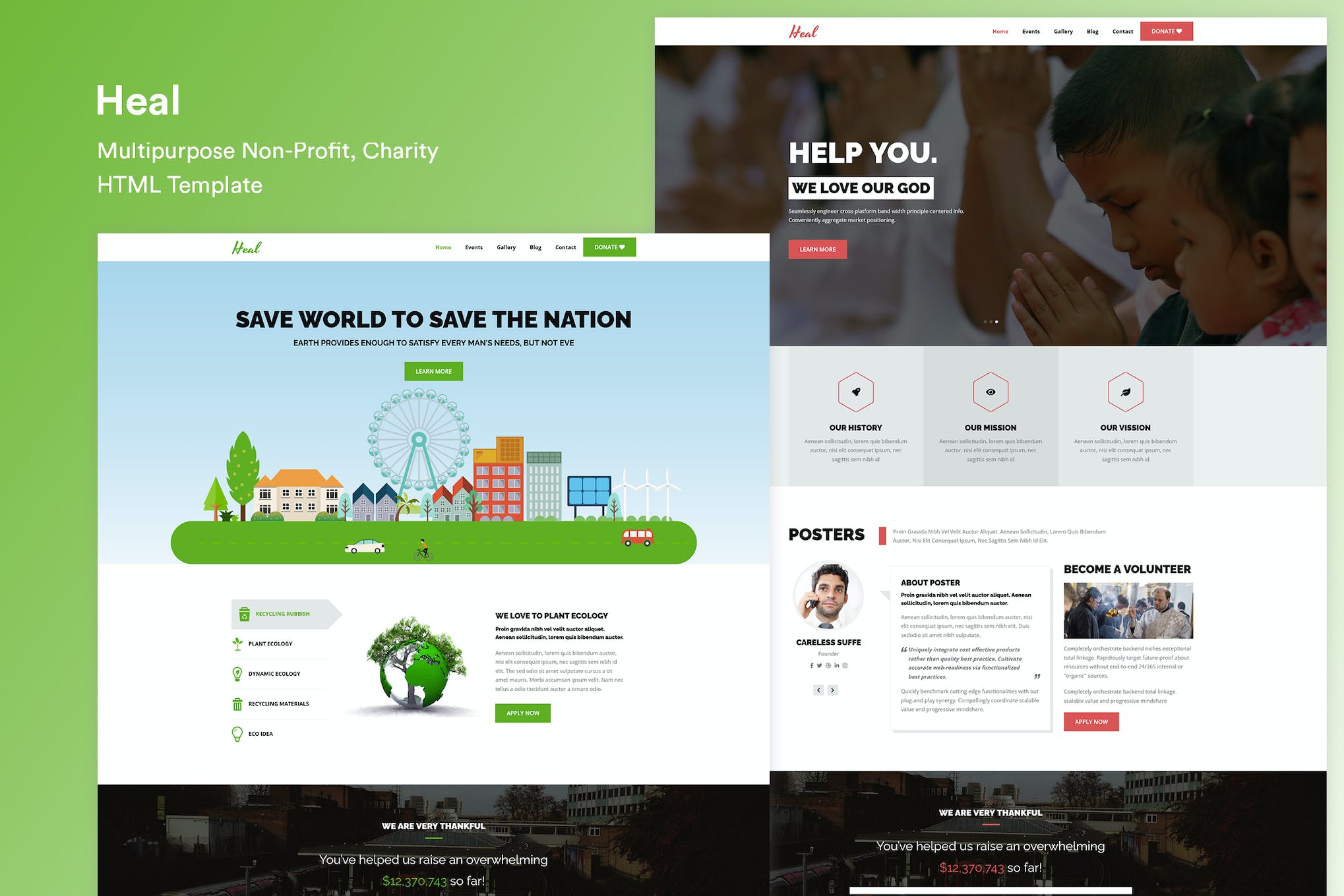 Heal – Charity HTML Template