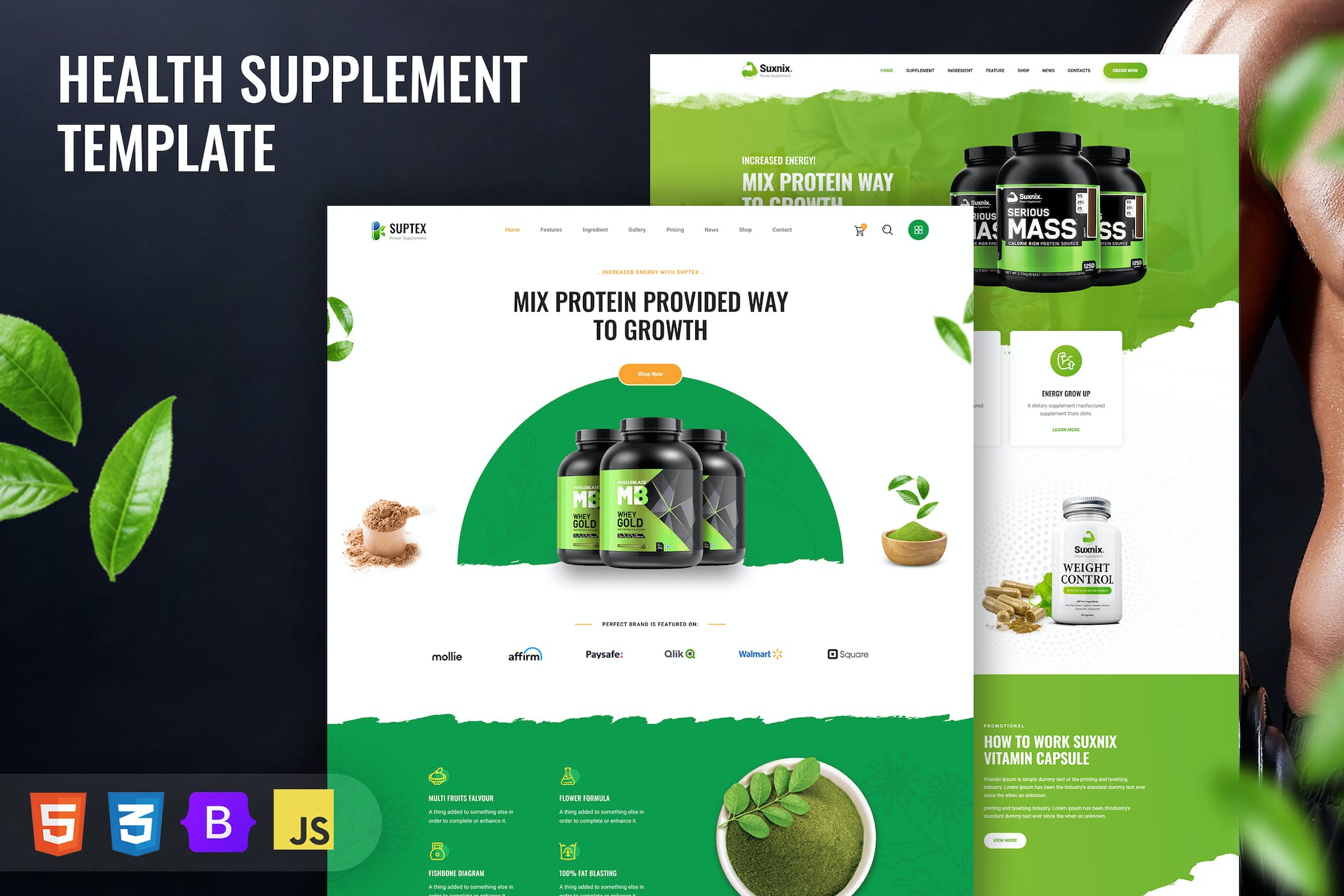 Health Supplement Landing Page