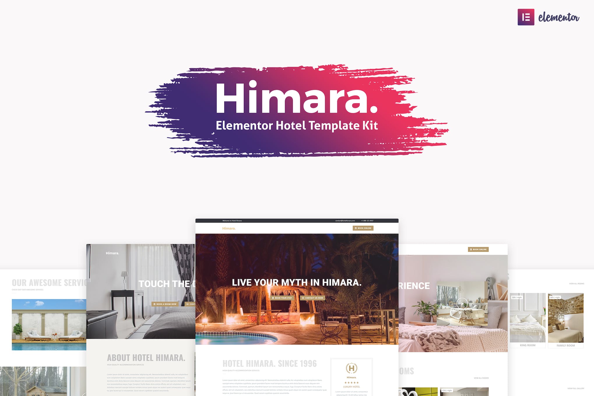 Himara – Hotel Template Kit