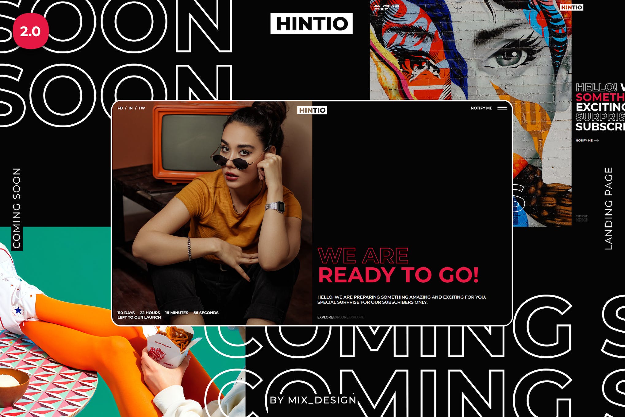 Hintio – Coming Soon & Landing Page Template