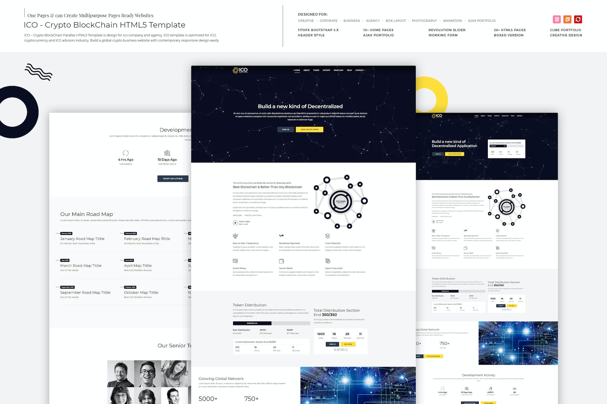 ICO – Crypto BlockChain HTML5 Template