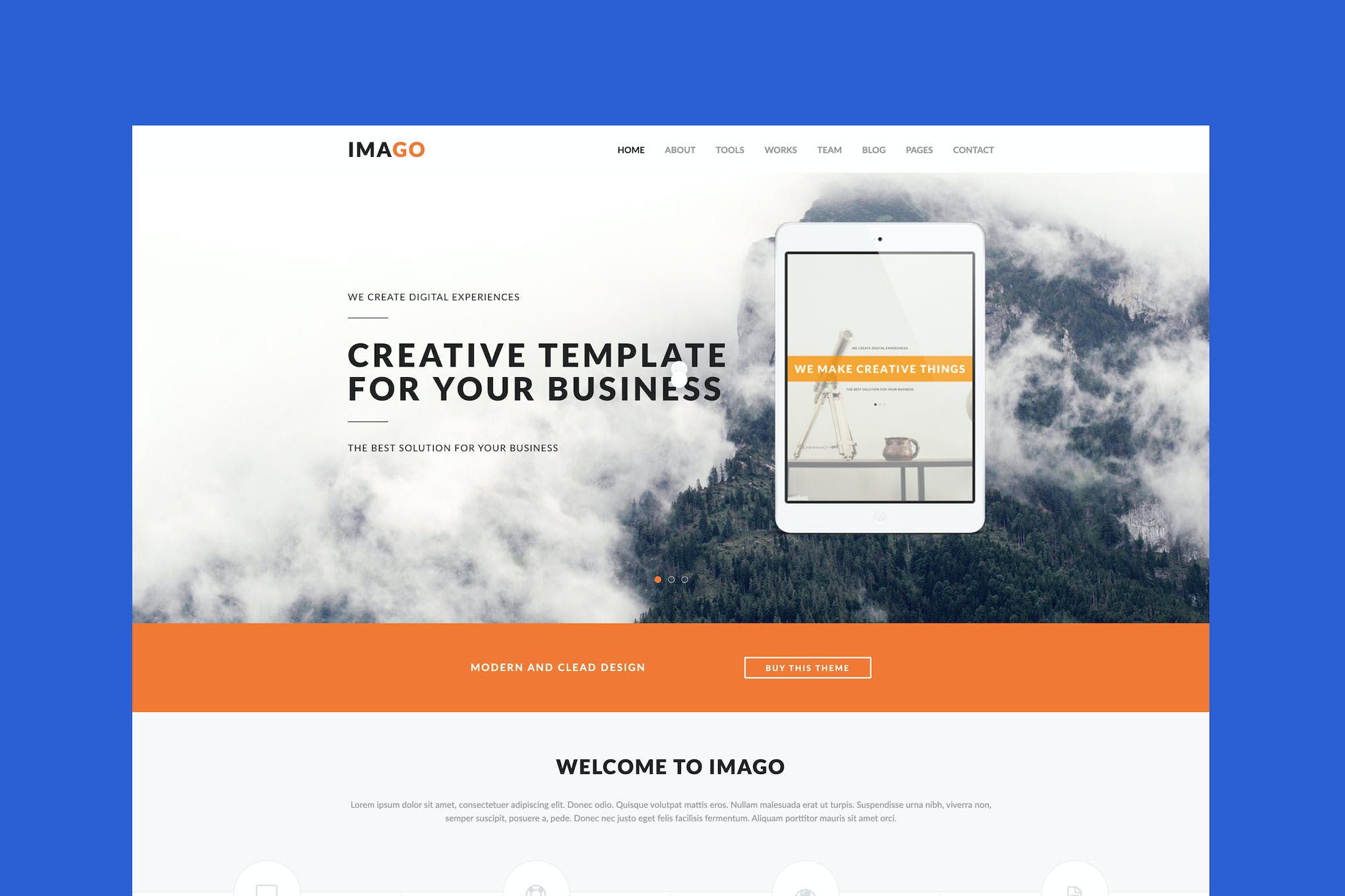 Imago – Multipurpose HTML5 Template