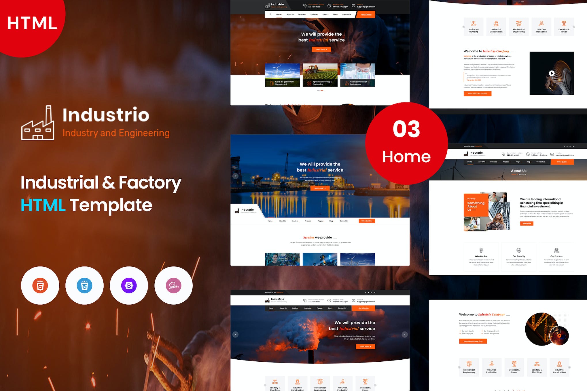 Industrio – Industrial Industry & Factory