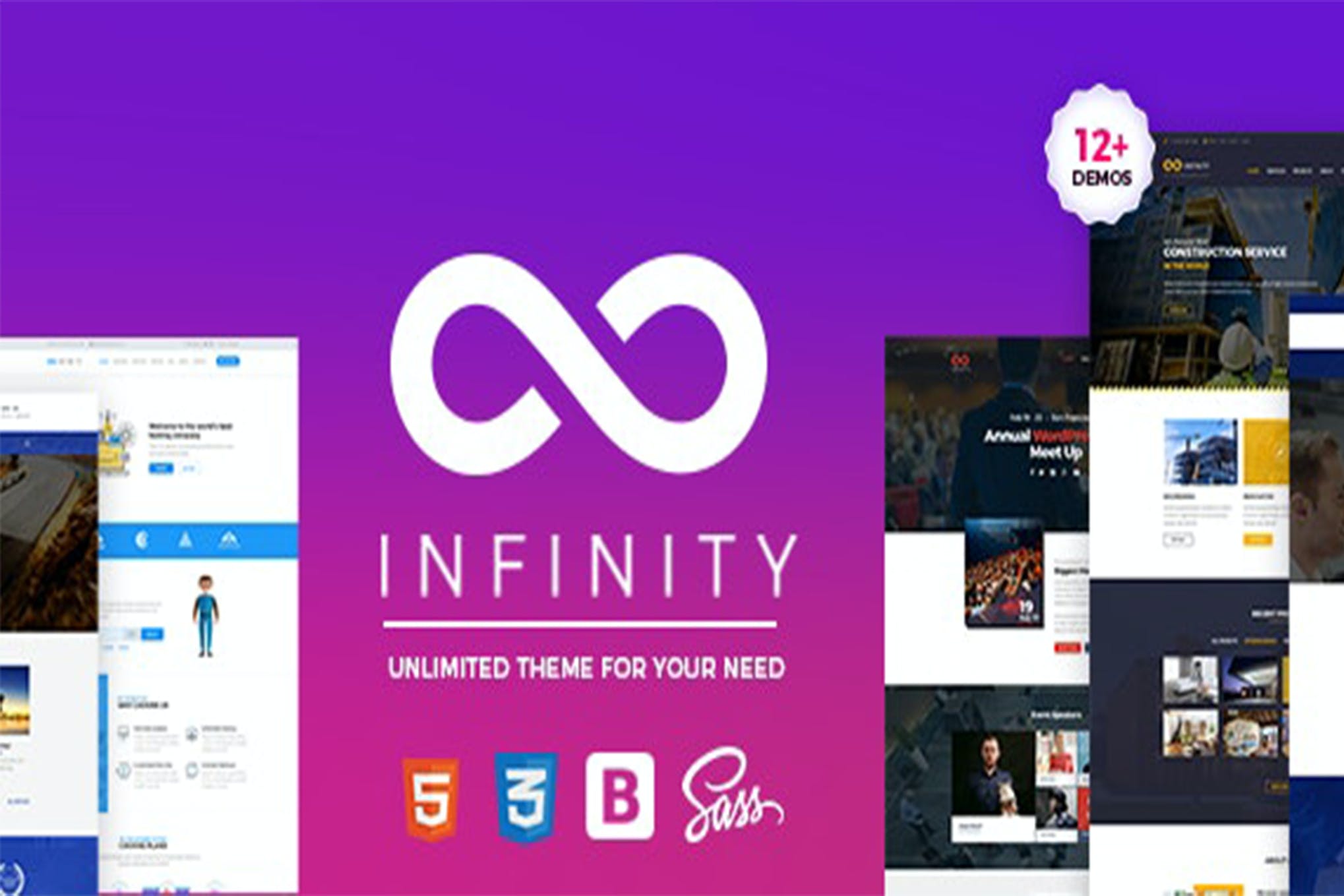 infinity – One Page Template