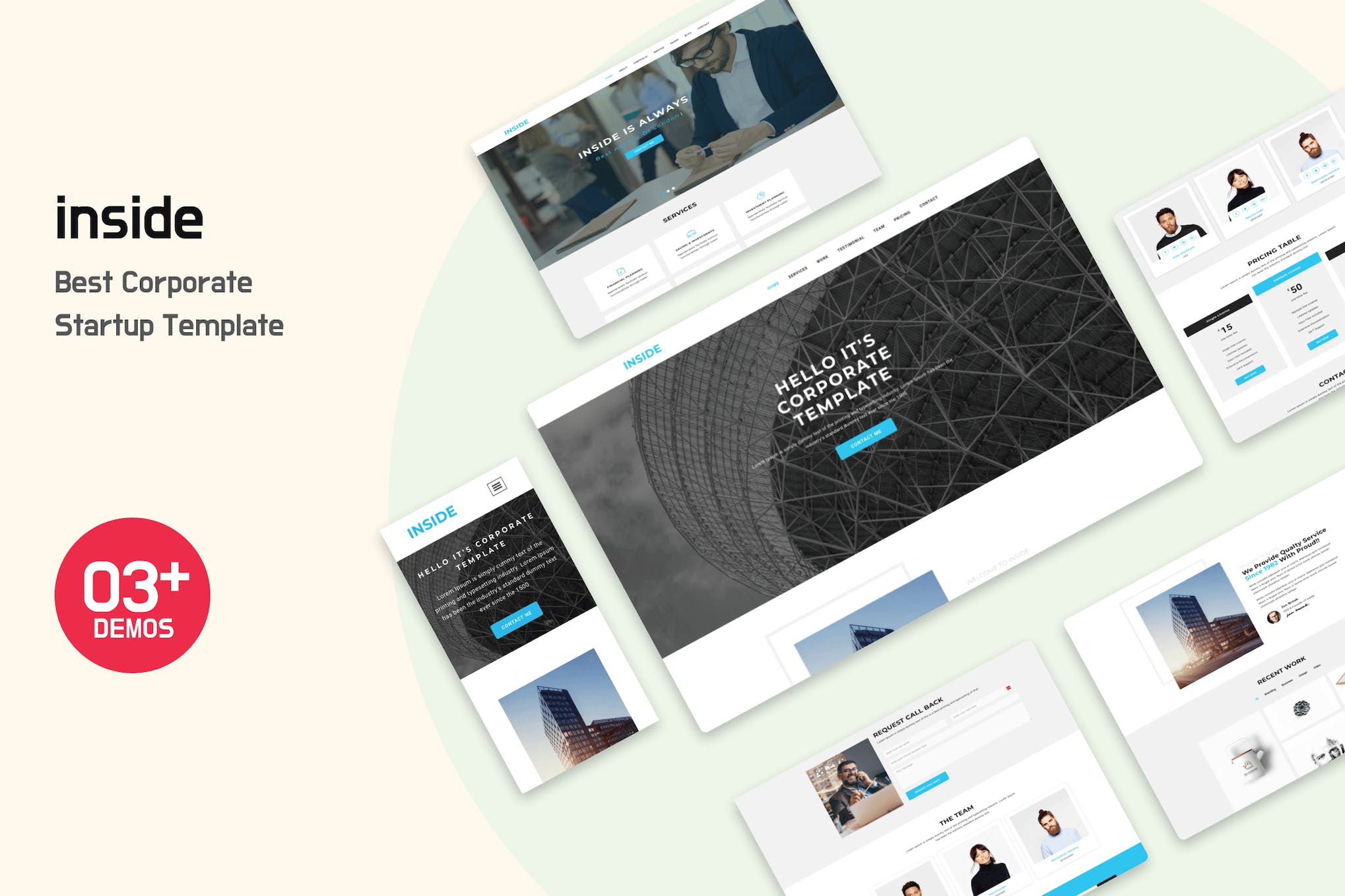 Inside – Best Corporate Startup Template