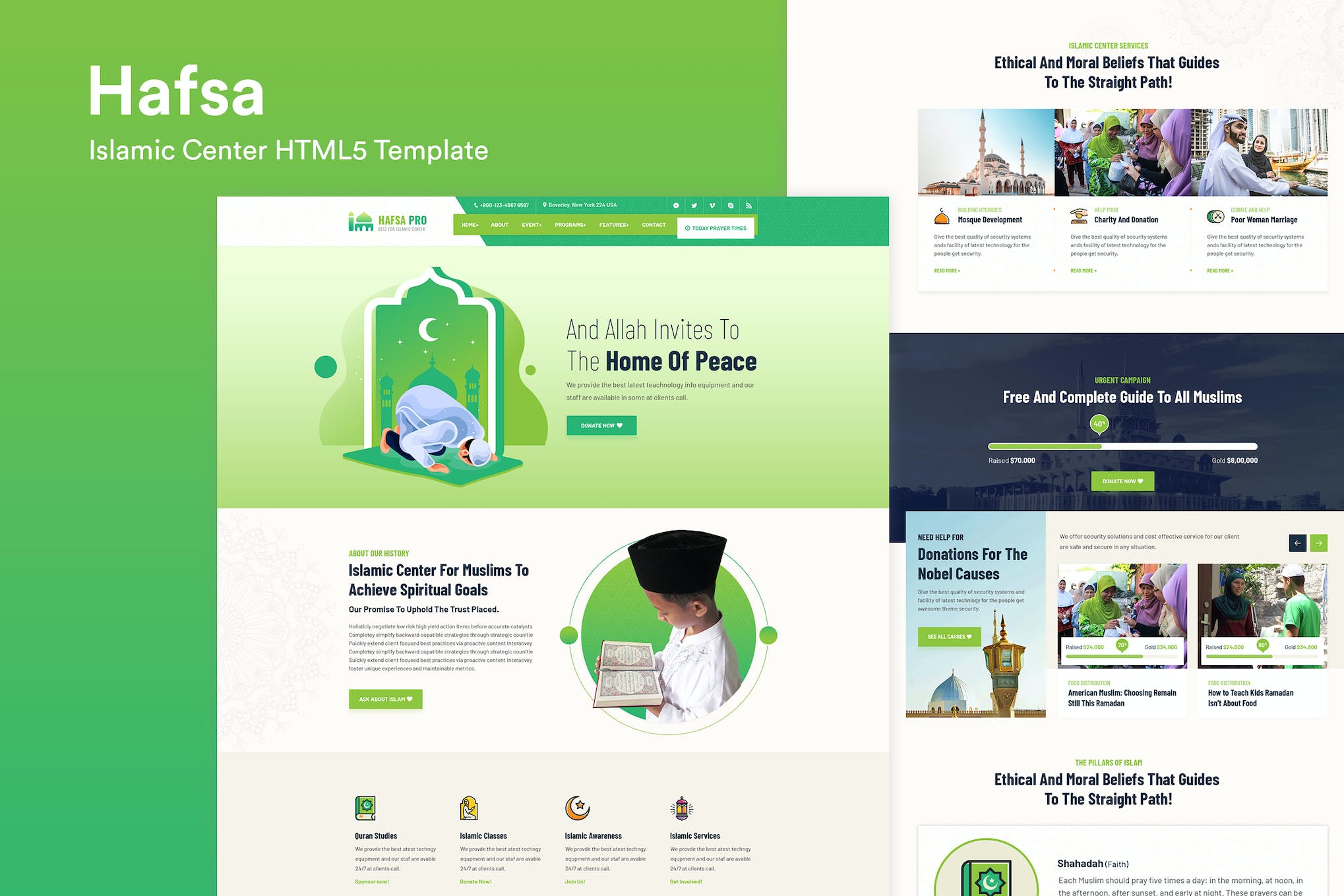 Islamic Center Responsive HTML5 Template