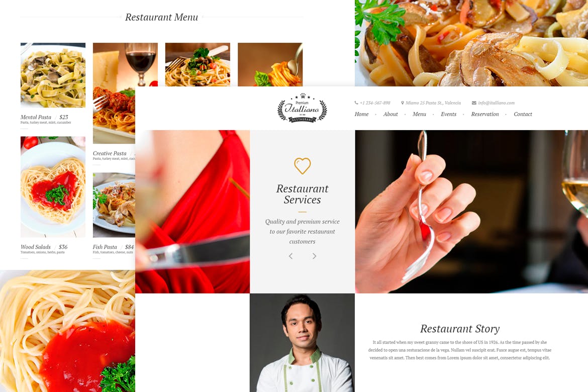 Italliano – Clean Premium Restaurant Template