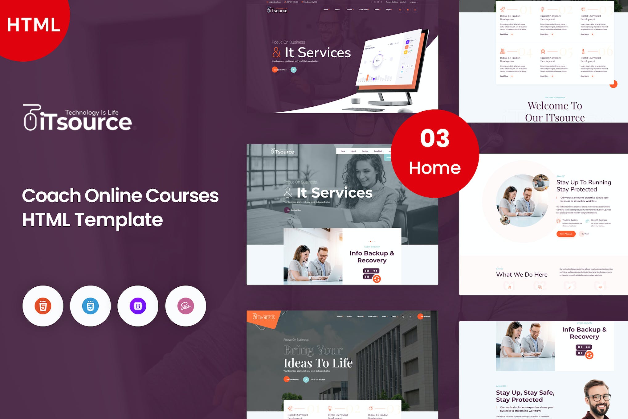 iTsource – IT Solutions & Services HTML Template