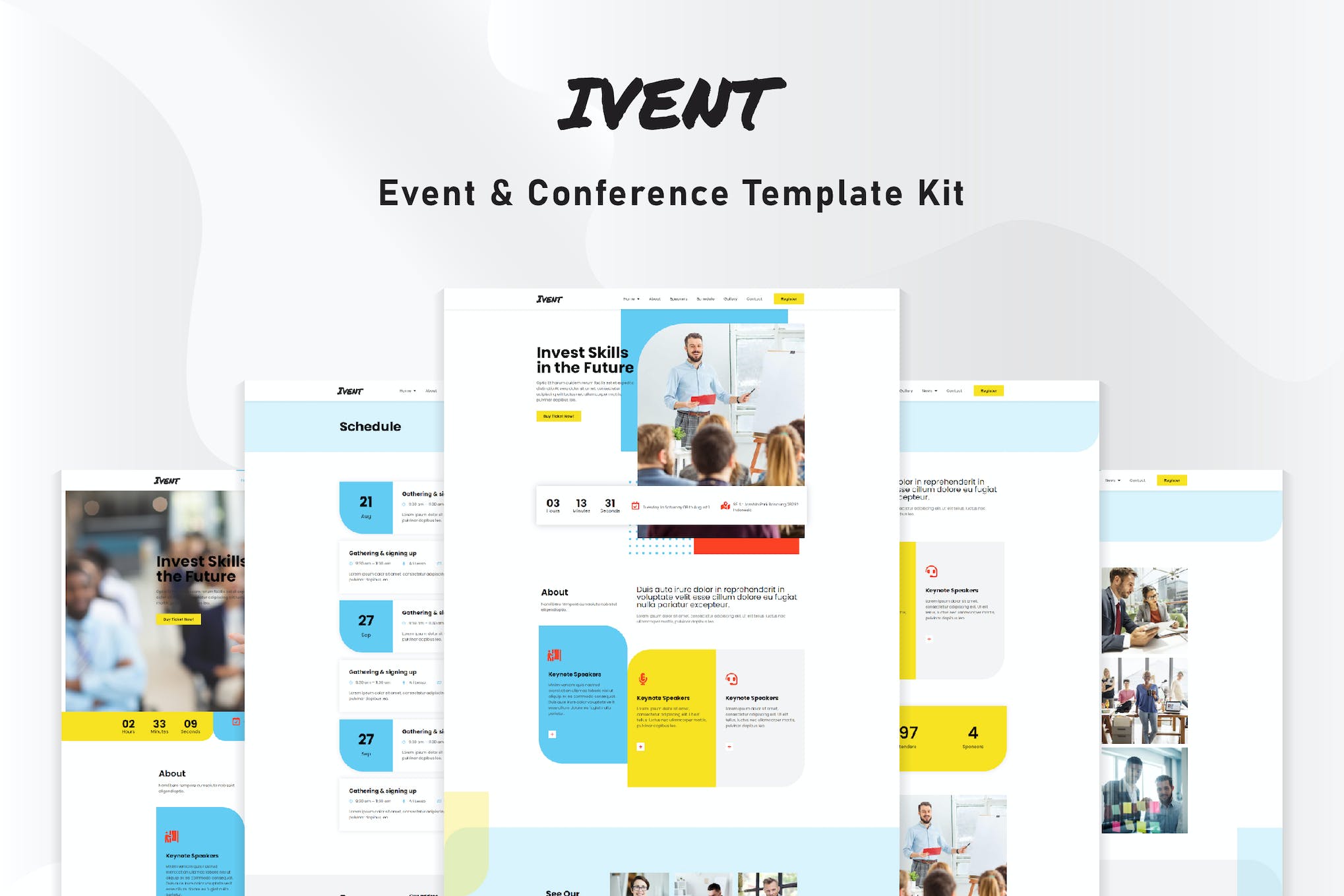 Ivent – Event & Conference Elementor Template Kit