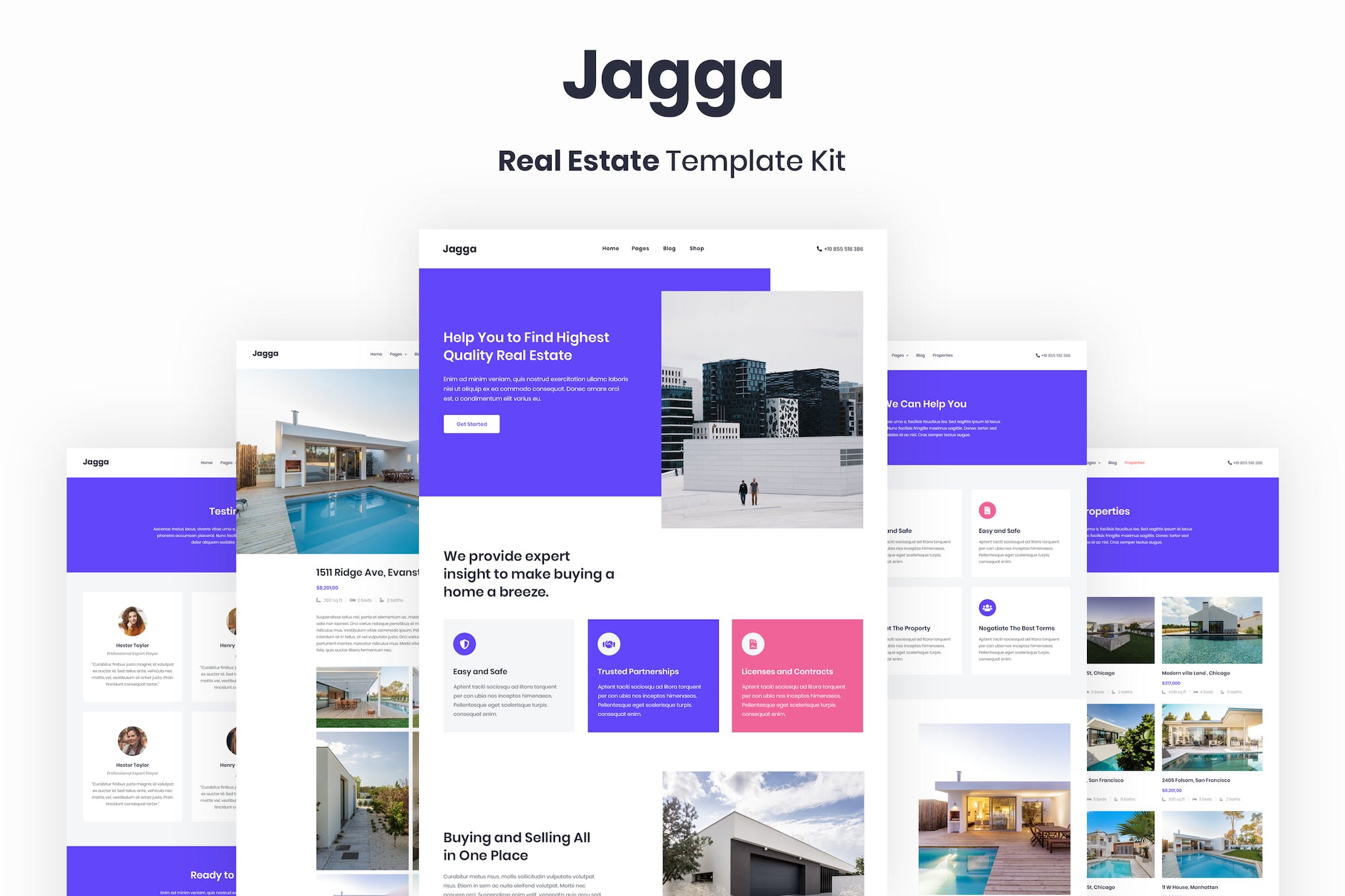 Jagga – Real Estate Template Kit