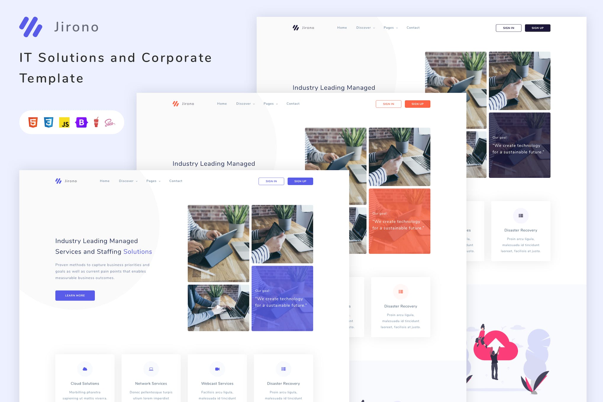 Jirono – IT Solutions and Corporate Template