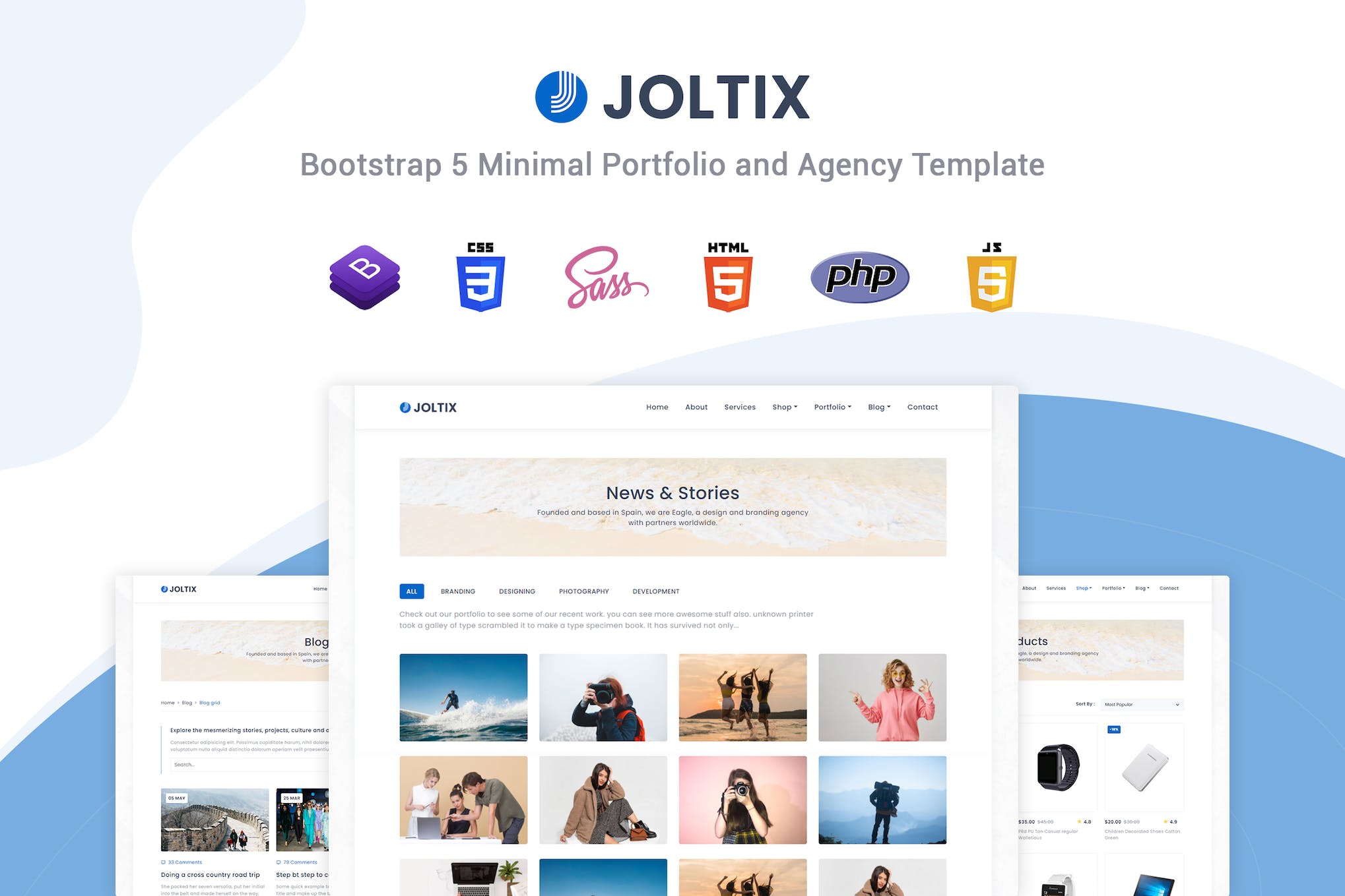 Joltix – Minimal Portfolio & Agency Template