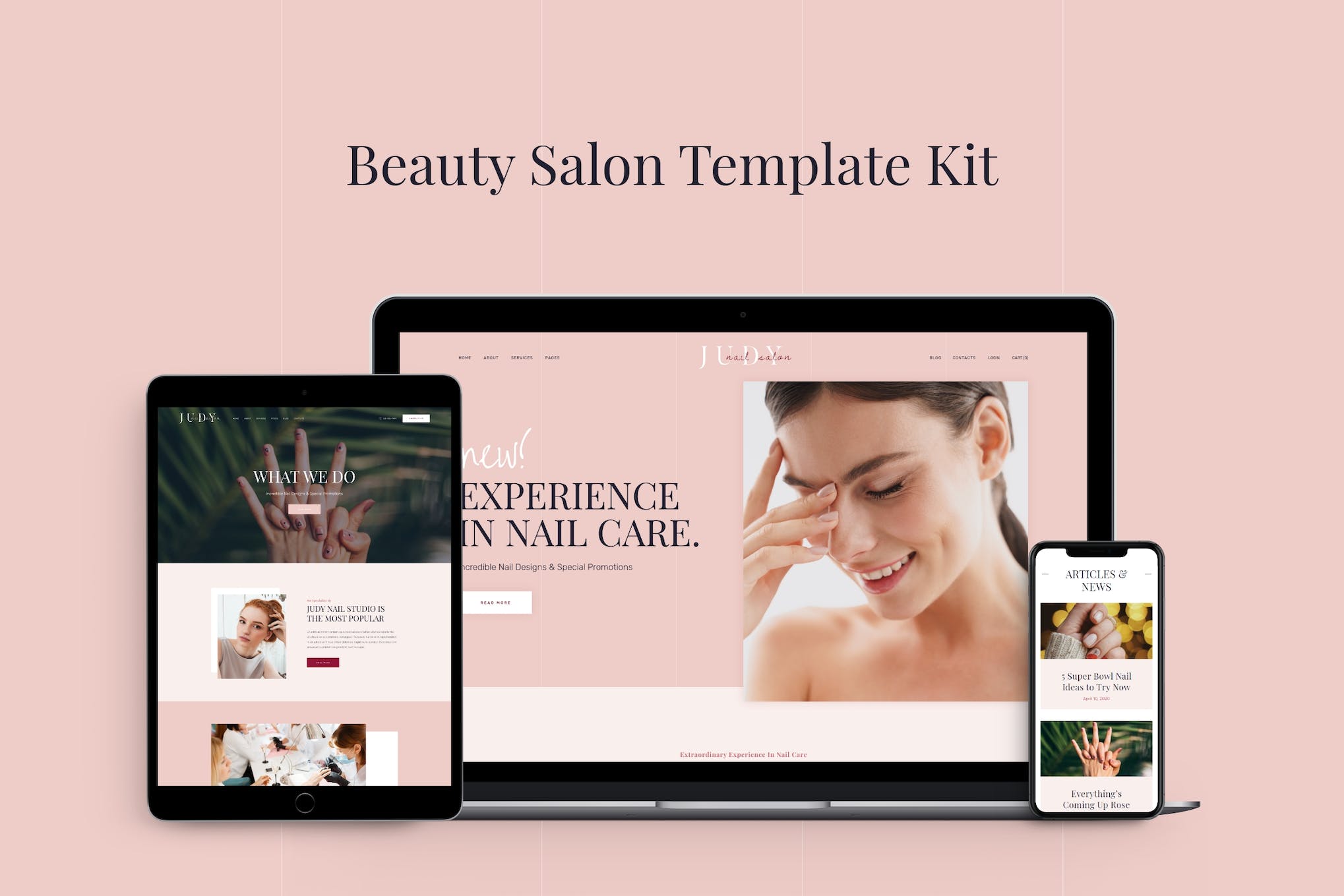 Judy – Beauty Salon Elementor Template Kit