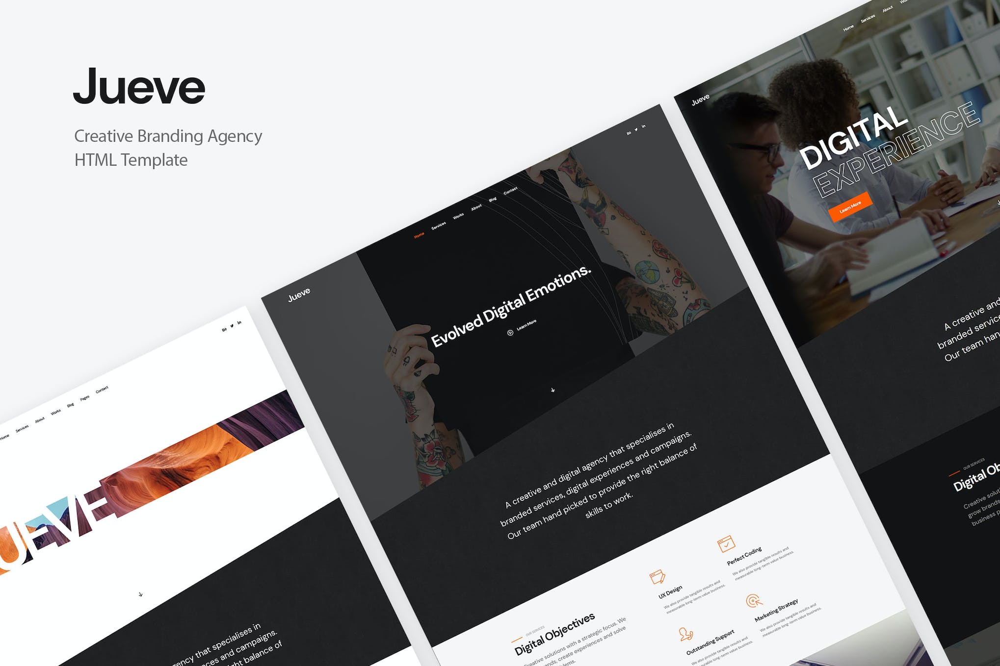 Jueve | Creative Agency Onepage HTML Template