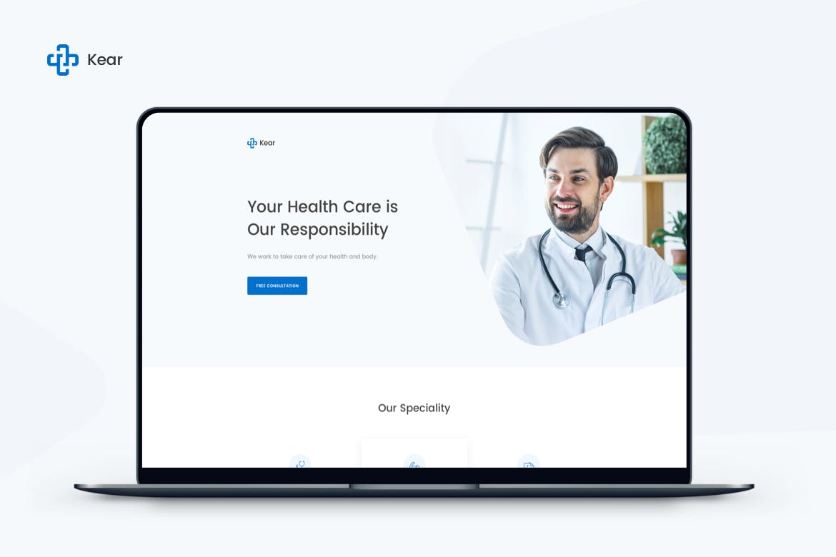 Kear – Medical & Healthcare Landing Page Template