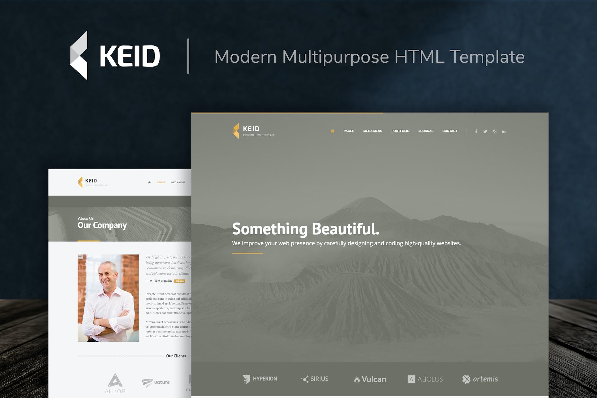 Keid – Modern Multipurpose HTML Template