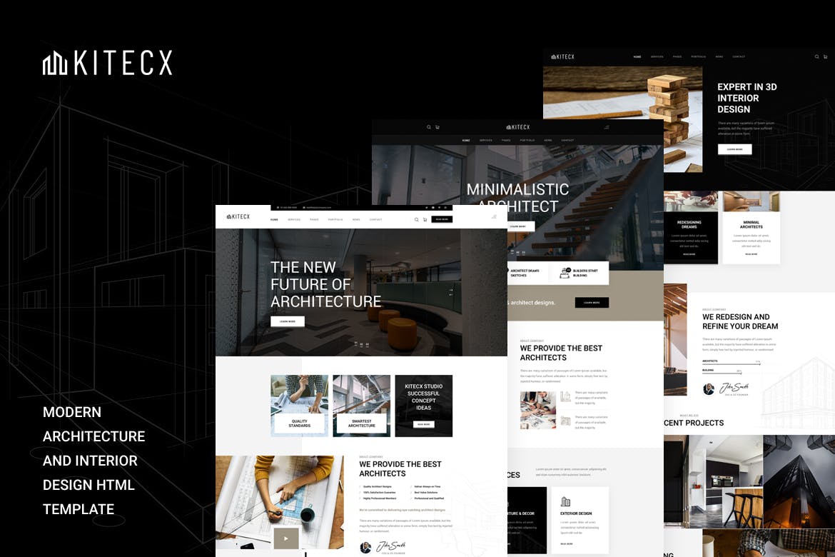 Kitecx – Architecture & Interior HTML Template